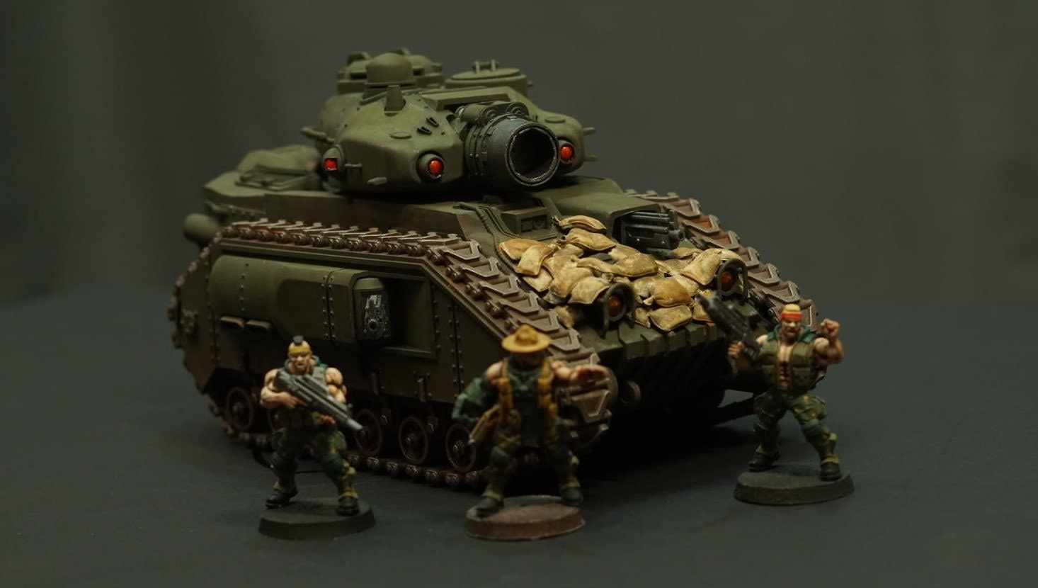 Spacenam: Caiman Mk. I Battle Tank | Reptilian Overlords | 28mm