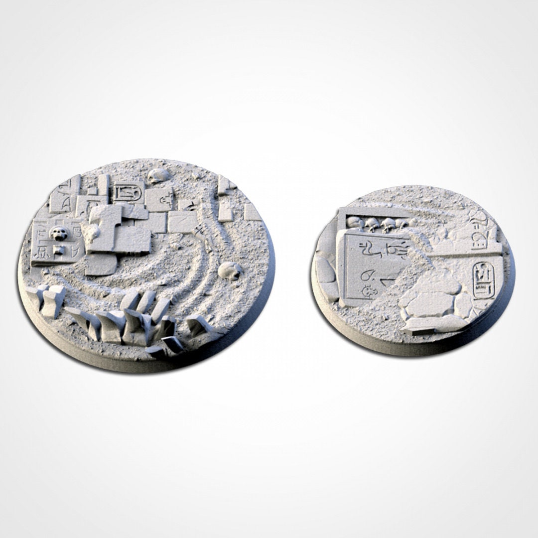 Basen aus ägyptischem Sand | 25 mm | 32 mm | 40 mm | Txarli-Fabrik | Magnetisierbare, runde, szenische Struktur