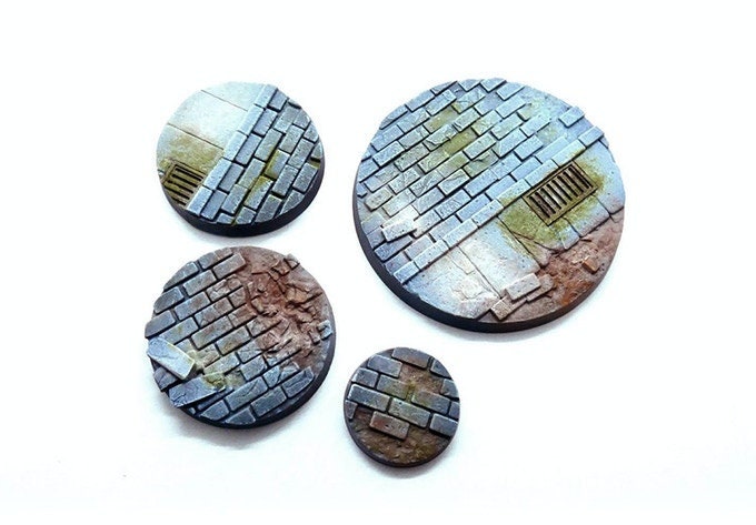 World War 2 Bases | 25mm | 32mm | 40mm | Txarli Factory | Magnetizable Scenic Textured Round