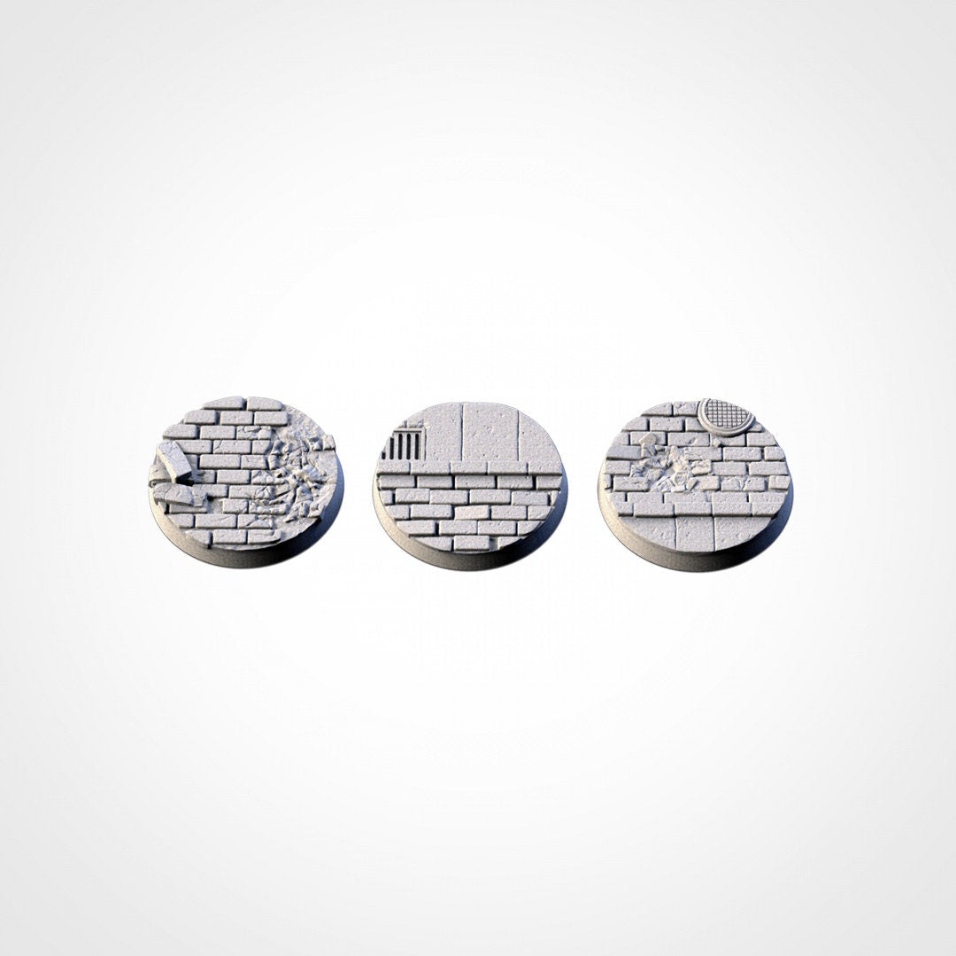 World War 2 Bases | 25mm | 32mm | 40mm | Txarli Factory | Magnetizable Scenic Textured Round