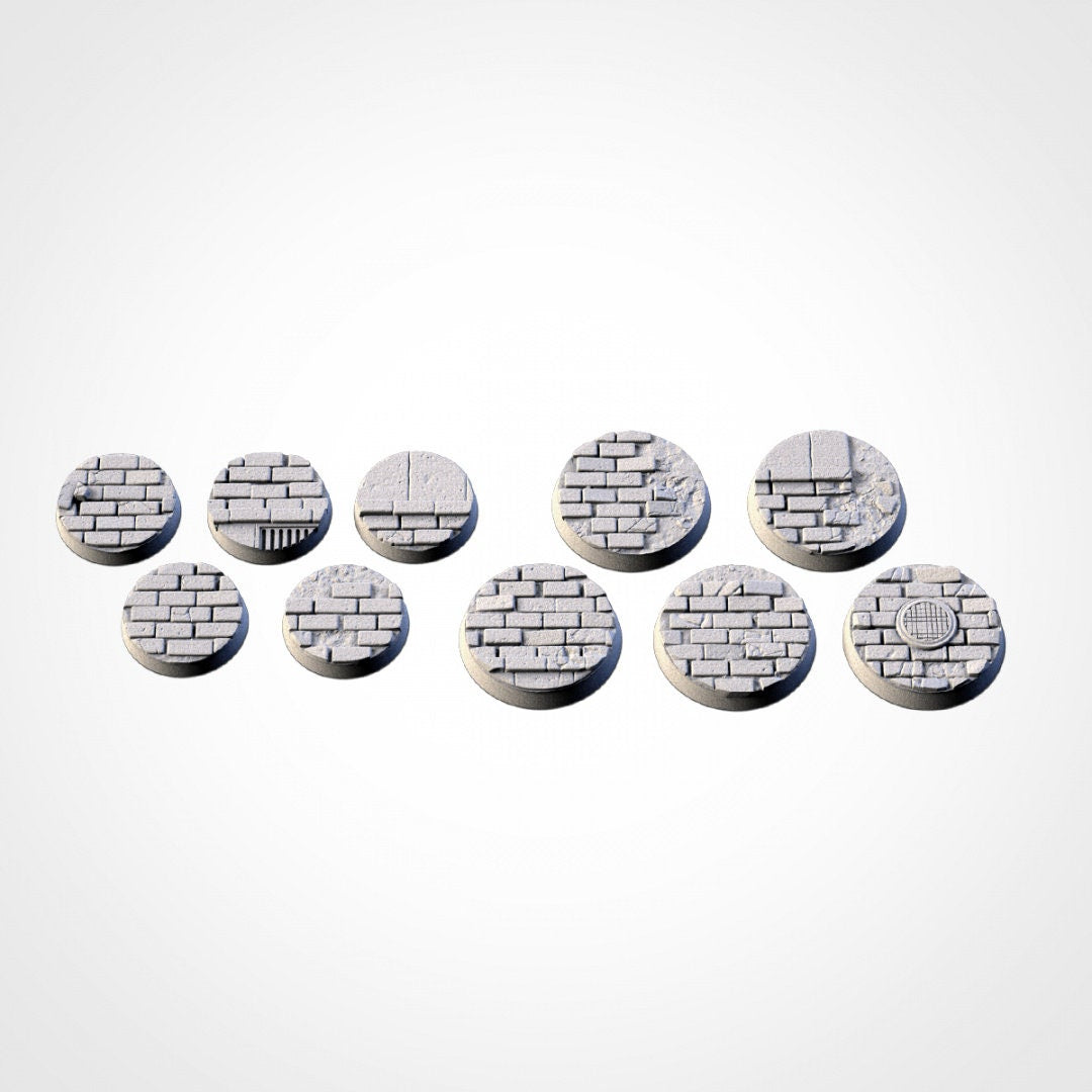 World War 2 Bases | 25mm | 32mm | 40mm | Txarli Factory | Magnetizable Scenic Textured Round