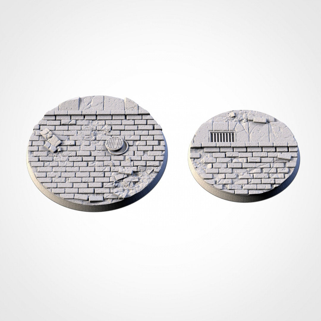 World War 2 Bases | 25mm | 32mm | 40mm | Txarli Factory | Magnetizable Scenic Textured Round