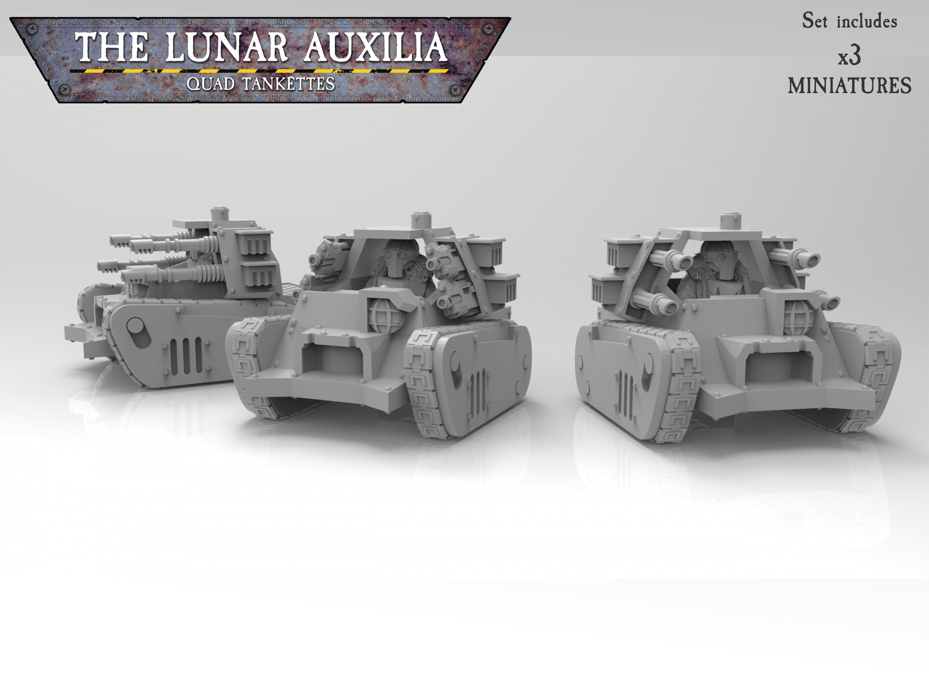 Lunar Auxilia: Quad Tankettes
