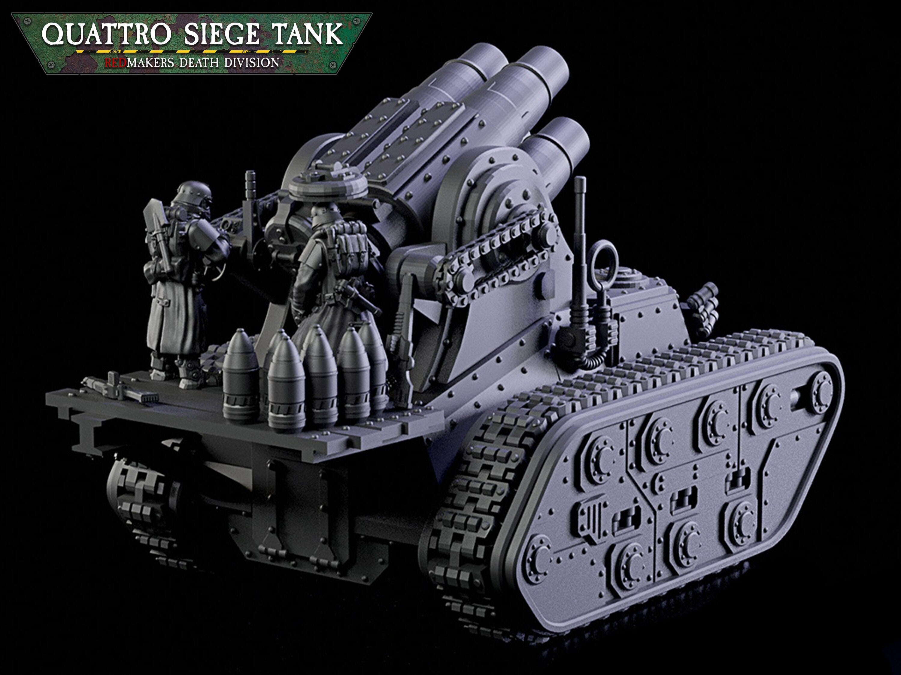 Death Division: Quattro Siege Tank | Krieg | Trench Korps | Steel Legion | Redmakers