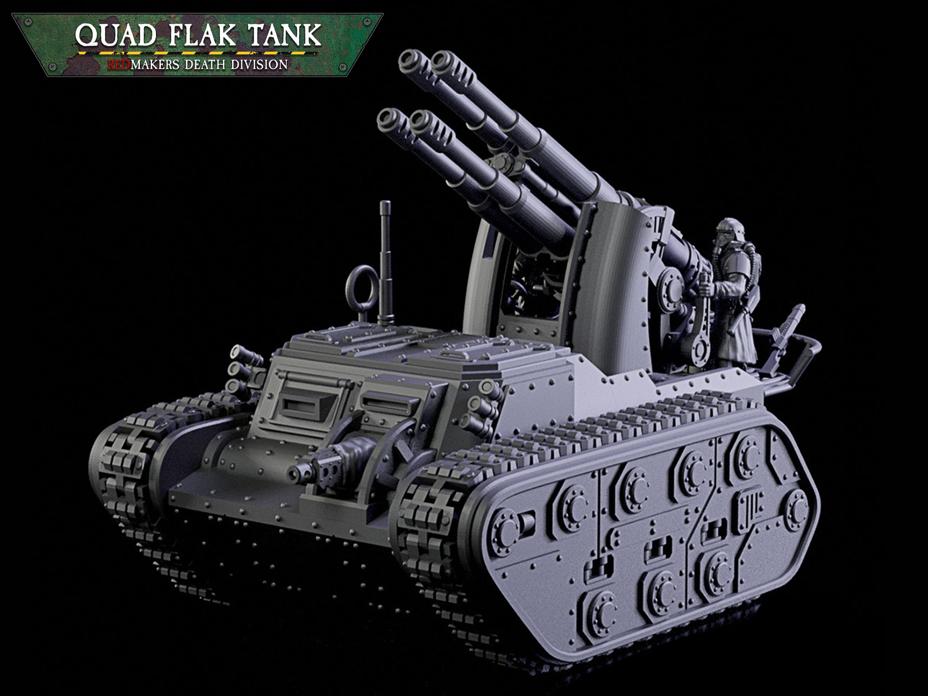 Death Division: Quad Flak Tank | Krieg | Trench Korps | Steel Legion | Redmakers