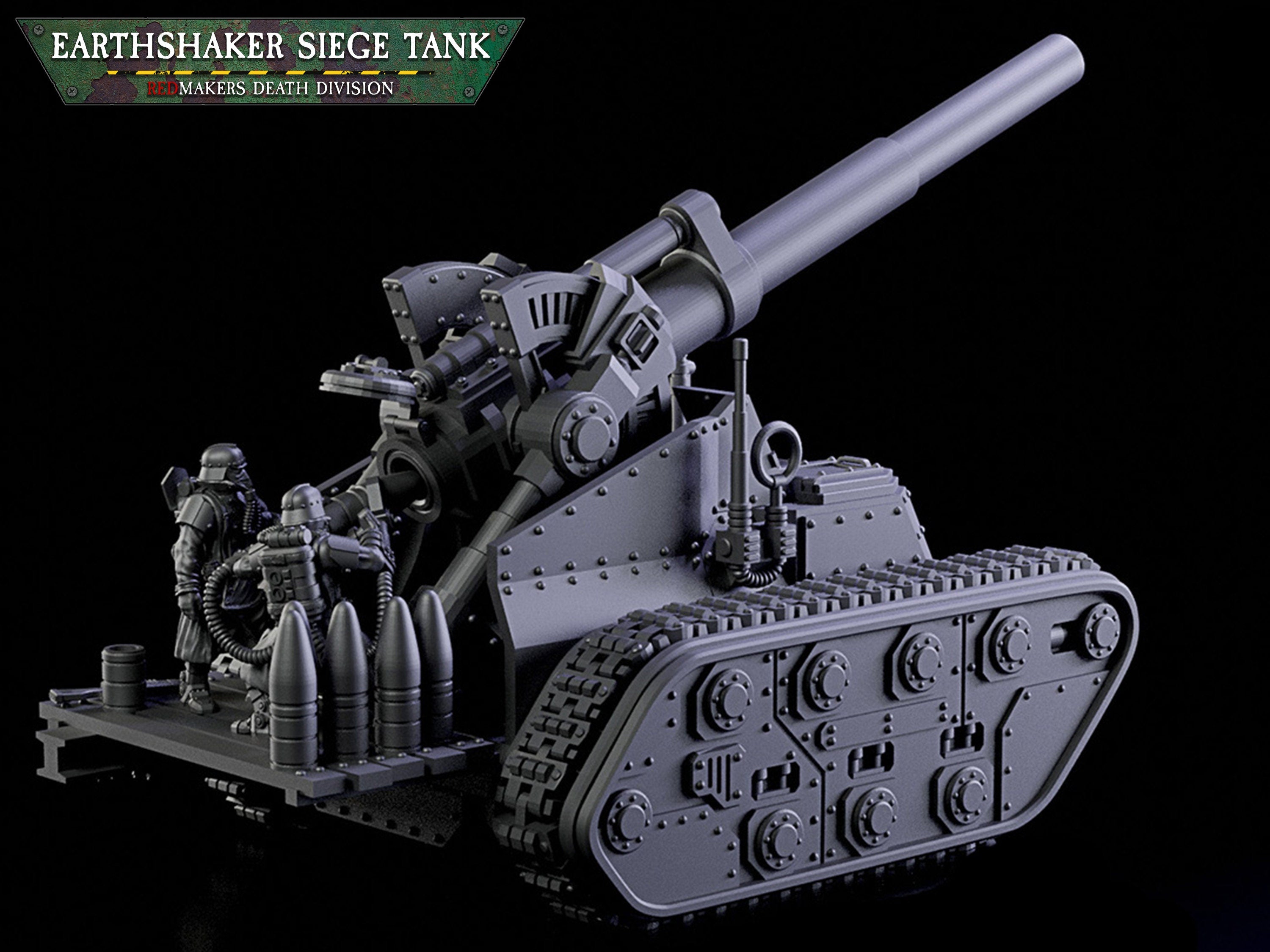 Death Division: Earthshaker Siege Tank - Krieg - Redmakers
