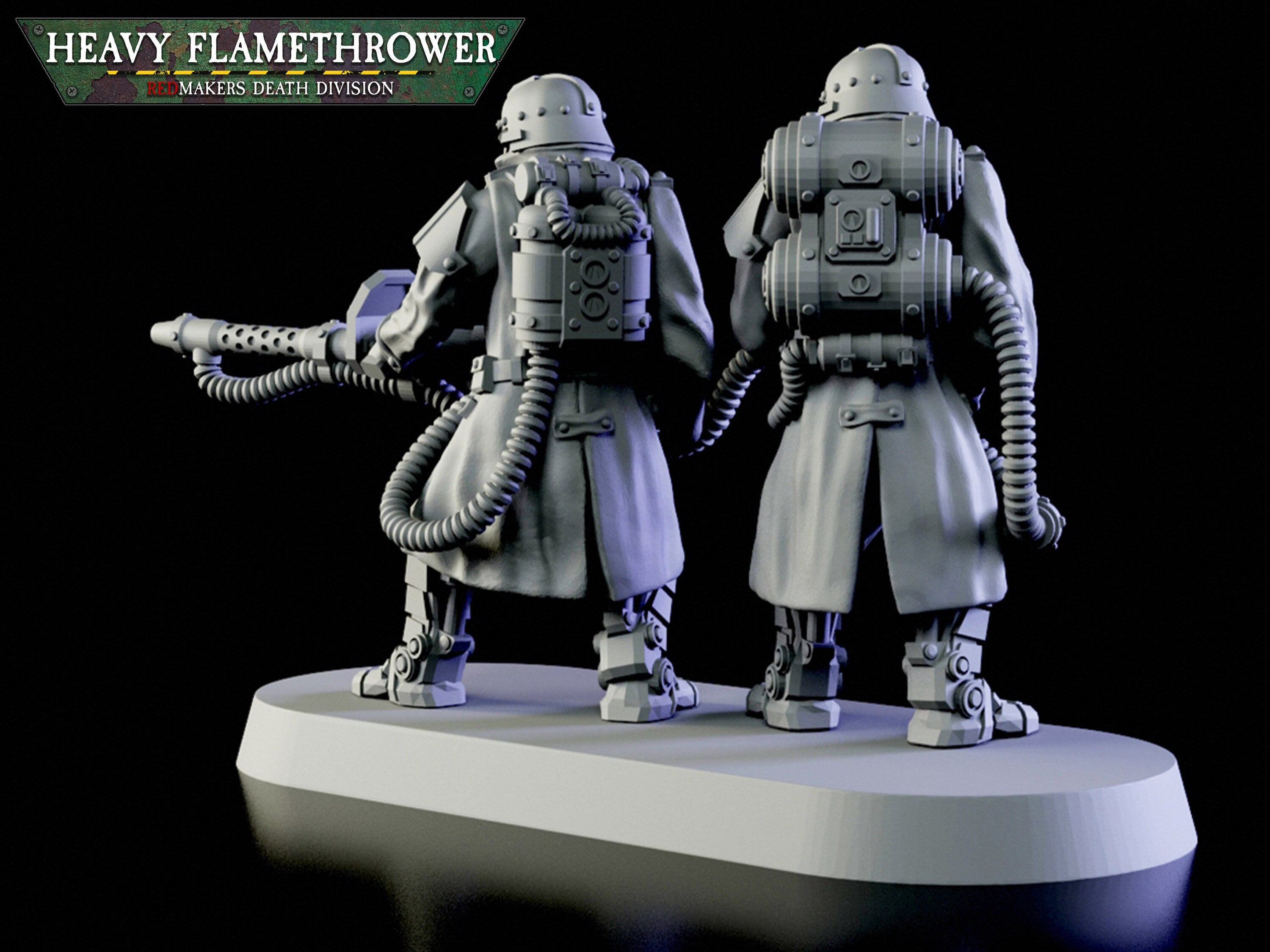 Death Division: Heavy Flamethrower Team | Krieg | Trench Korps | Steel Legion | Redmakers