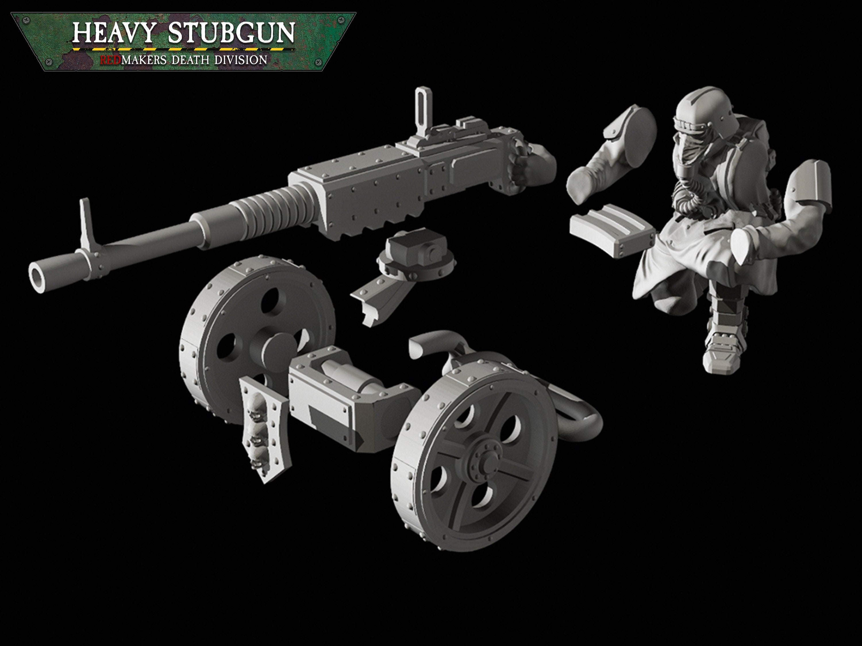 Death Division: Heavy Stubgun Team | Krieg | Trench Korps | Steel Legion | Redmakers