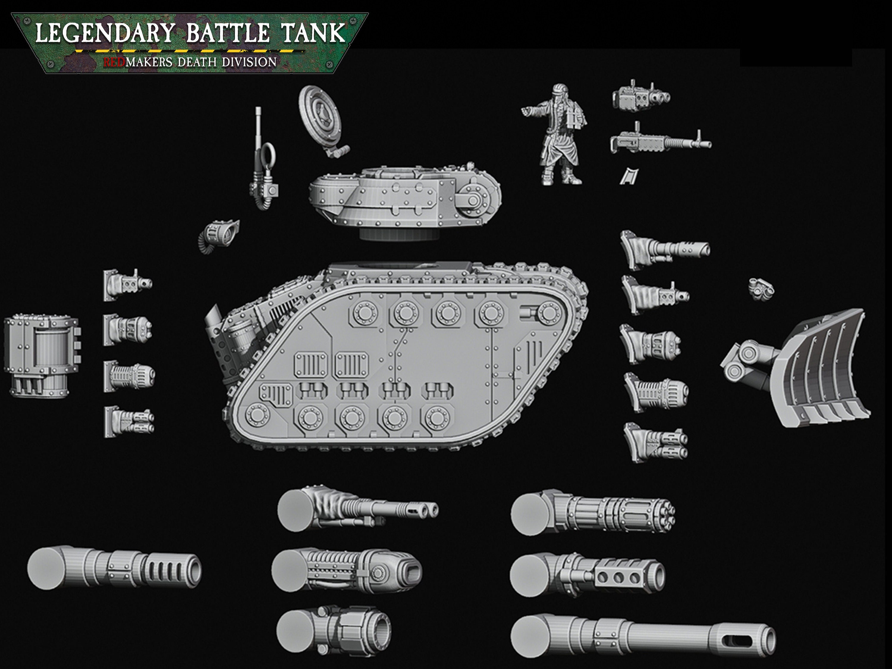 Death Division: Legendary Battle Tank | Krieg | Trench Korps | Steel Legion | Redmakers