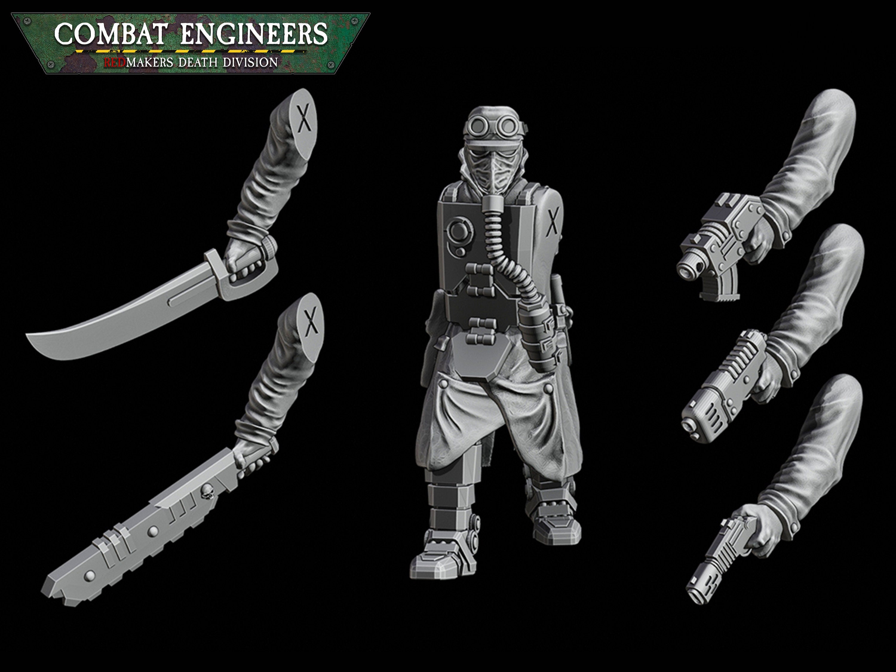 Death Division: Combat Engineer Squad  | Krieg | Trench Korps | Steel Legion | Redmakers