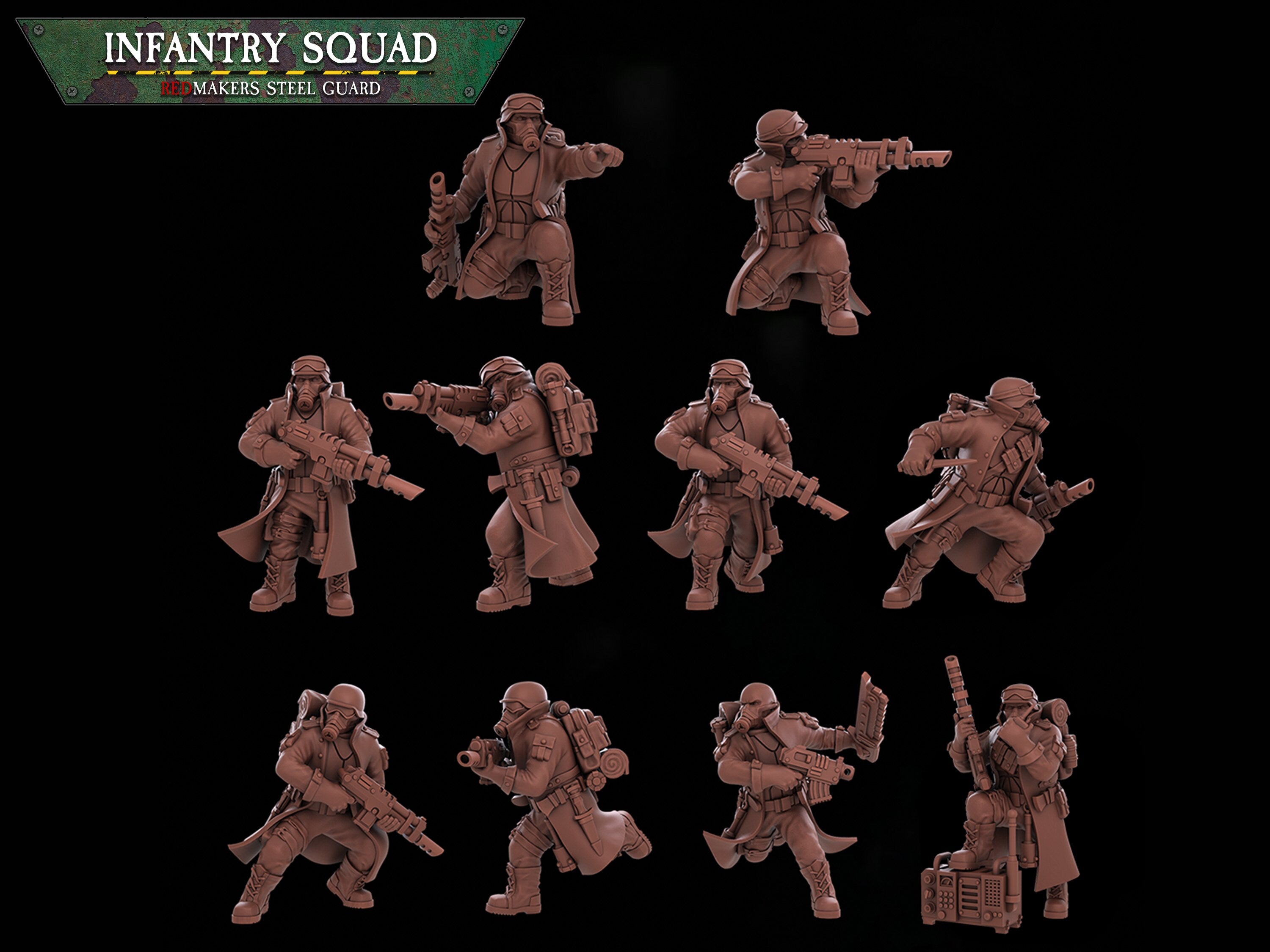 Guardia de Acero: Escuadrón de Infantería | Krieg | Cuerpos de trincheras | Legión de Acero | Redmakers