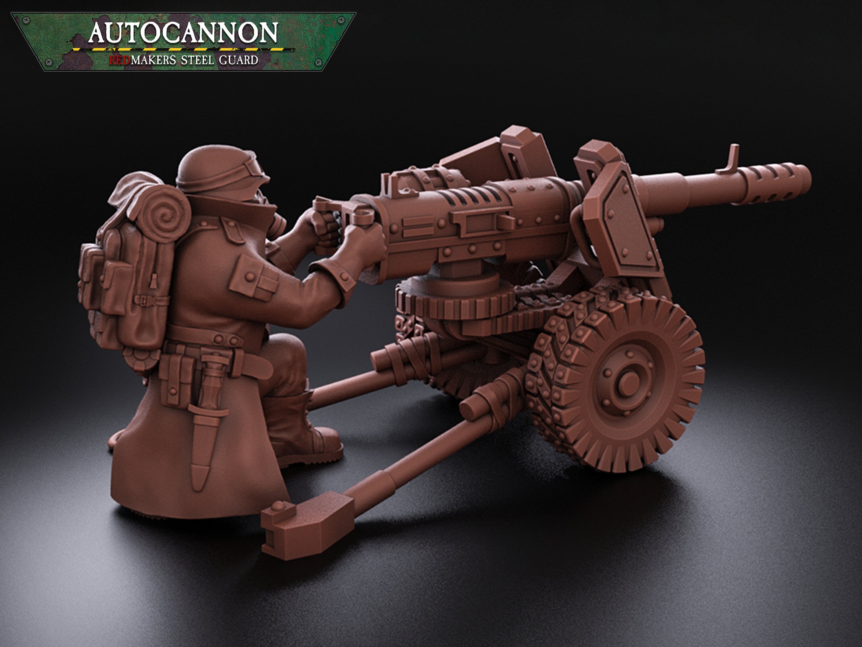 Steel Guard: Autocannon Team  | Krieg | Trench Korps | Steel Legion | Redmakers