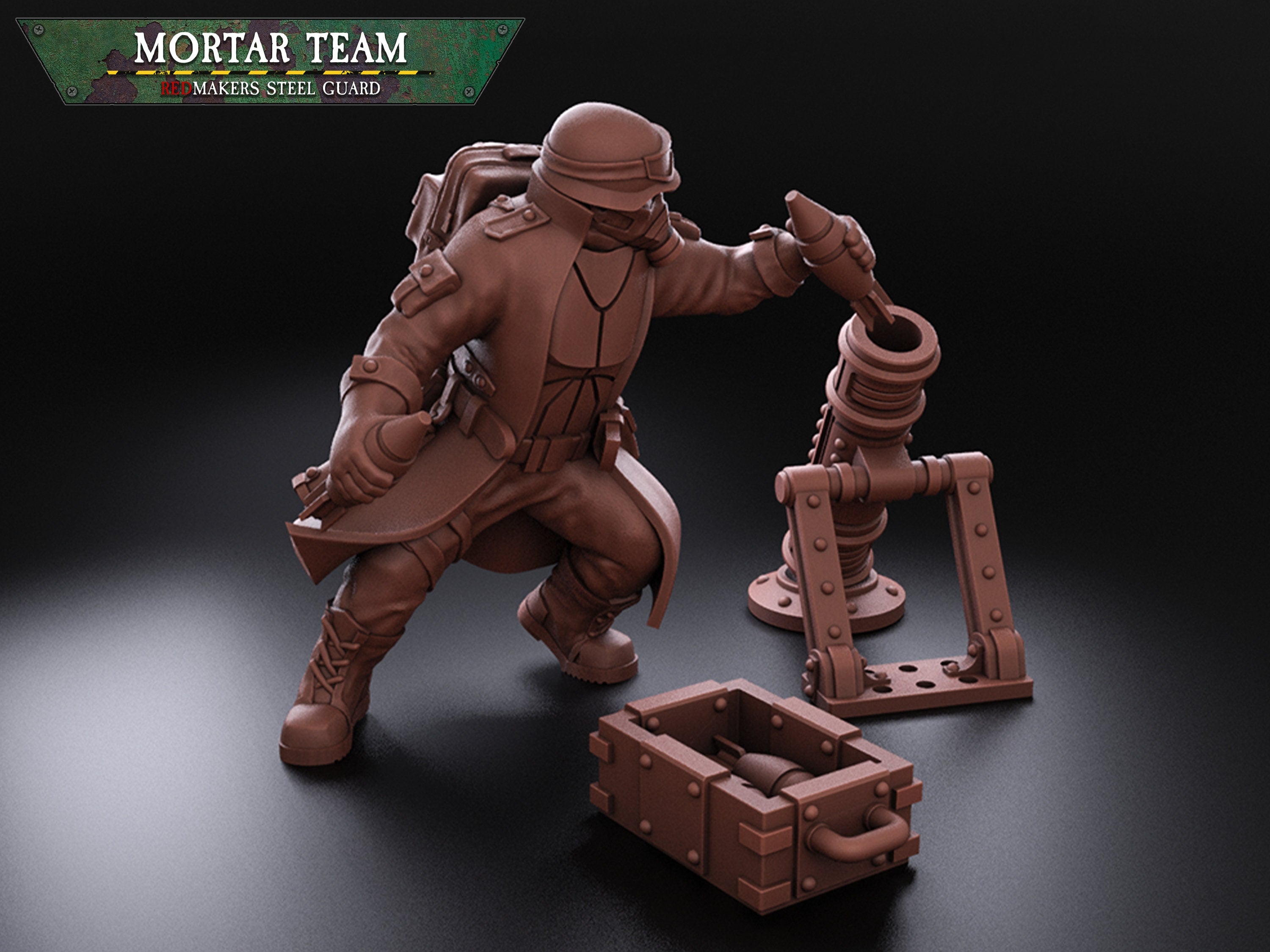 Steel Guard: Mortar Team  | Krieg | Trench Korps | Steel Legion | Redmakers