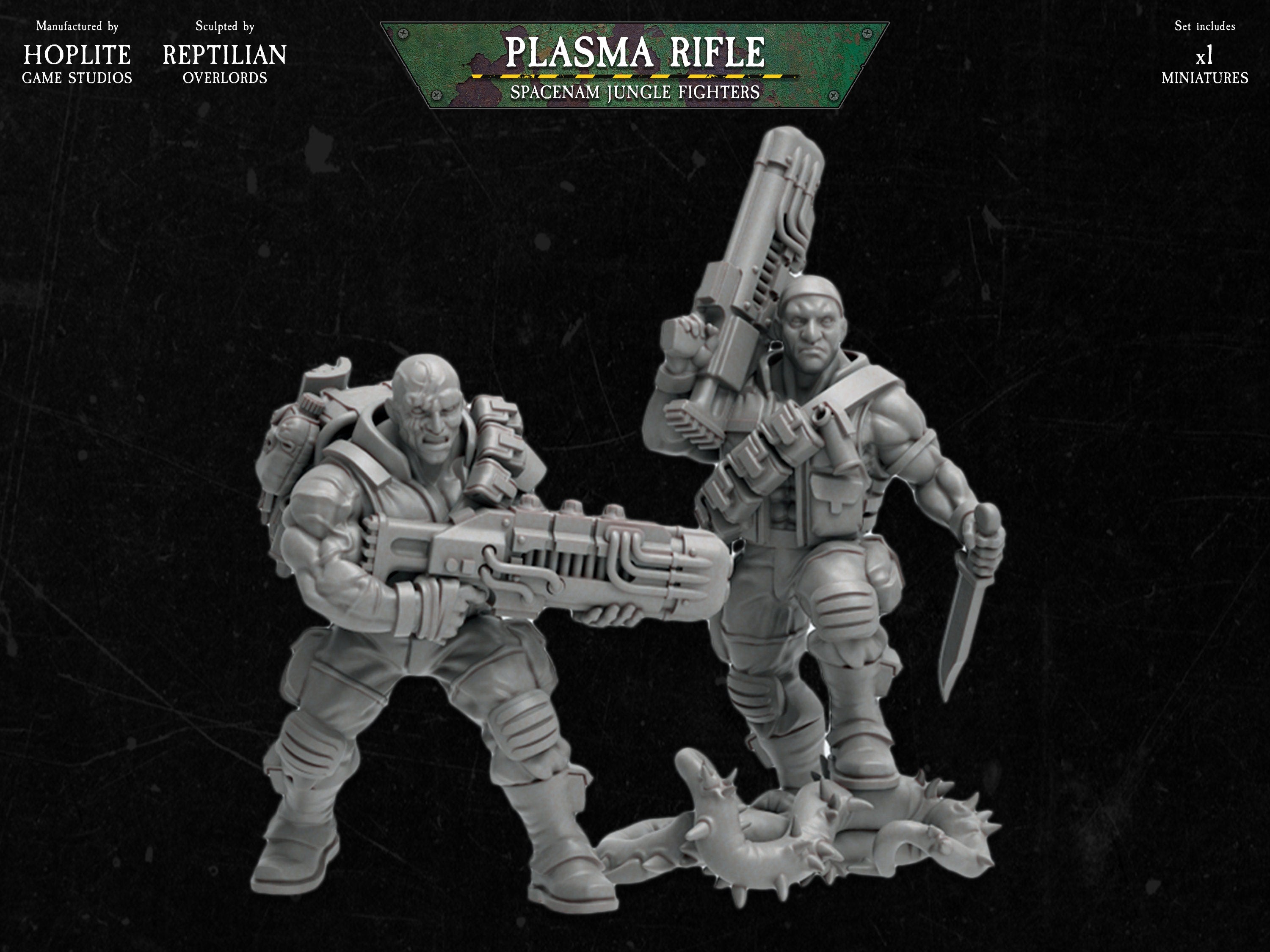 Spacenam: Plasma Gunner | Reptilian Overlords | 28mm
