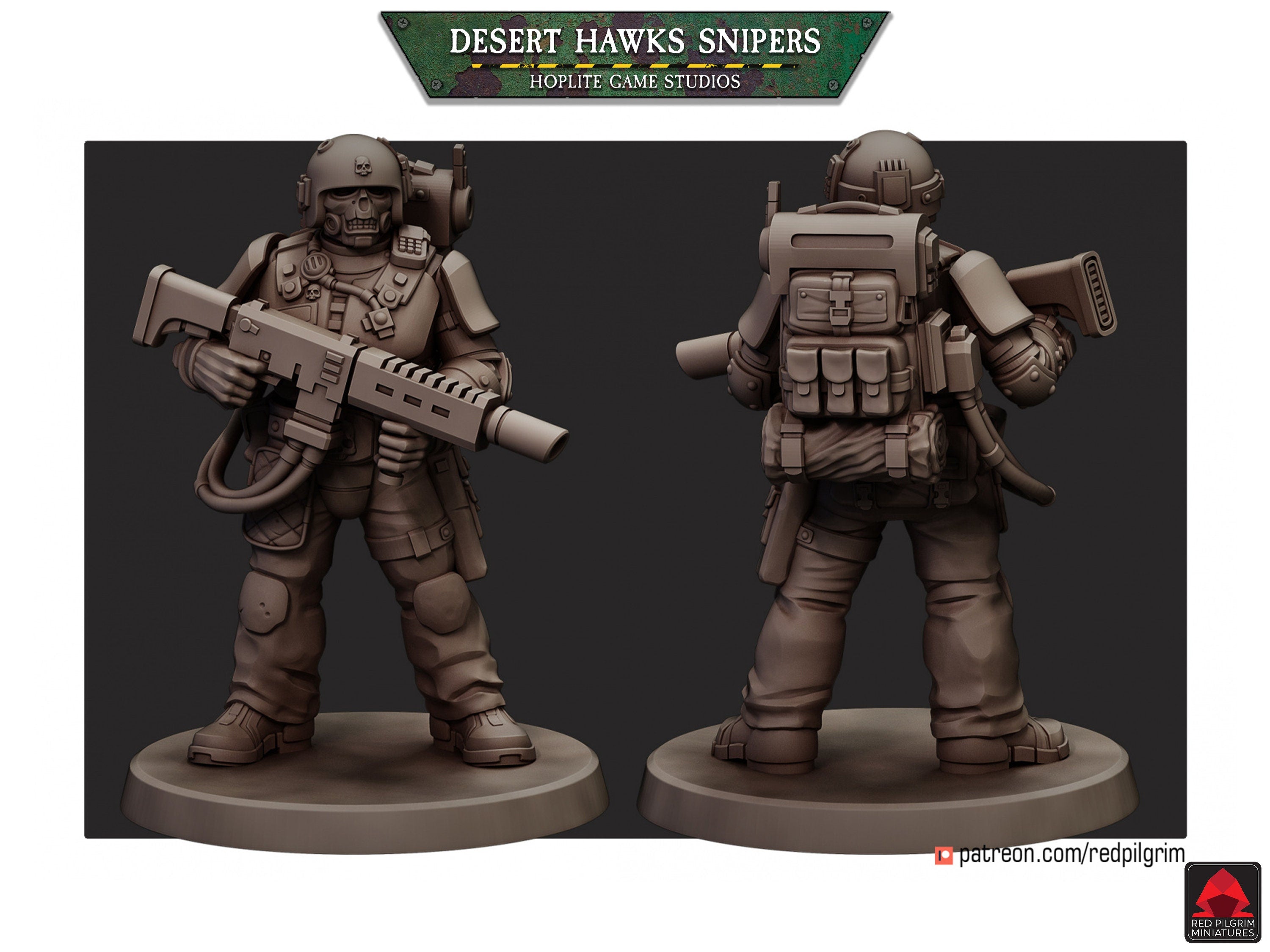 Desert Hawks Snipers | Red Pilgrim Miniatures | 28mm