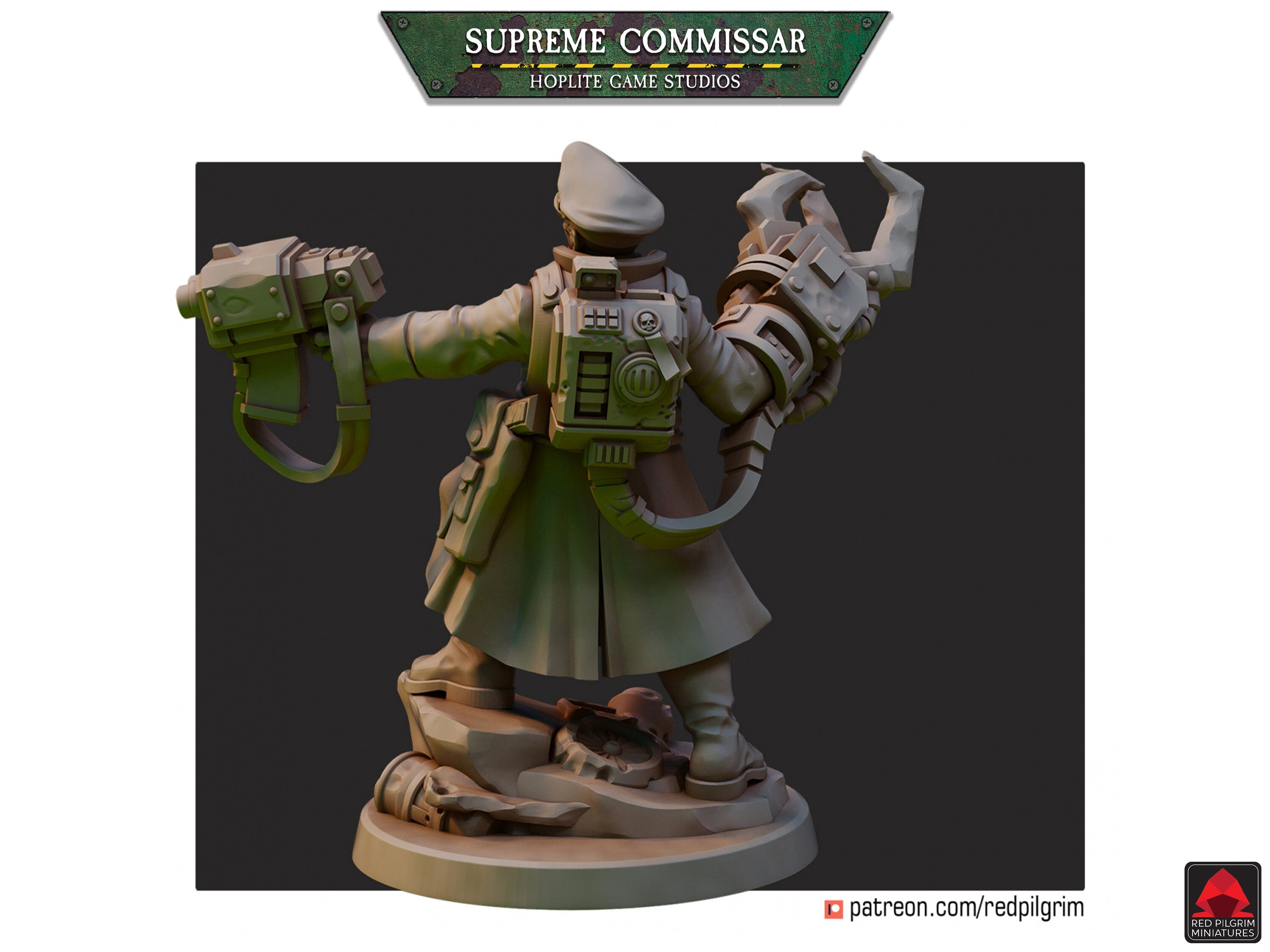 Oberster imperialer Kommissar | Red Pilgrim Miniatures | 32 mm