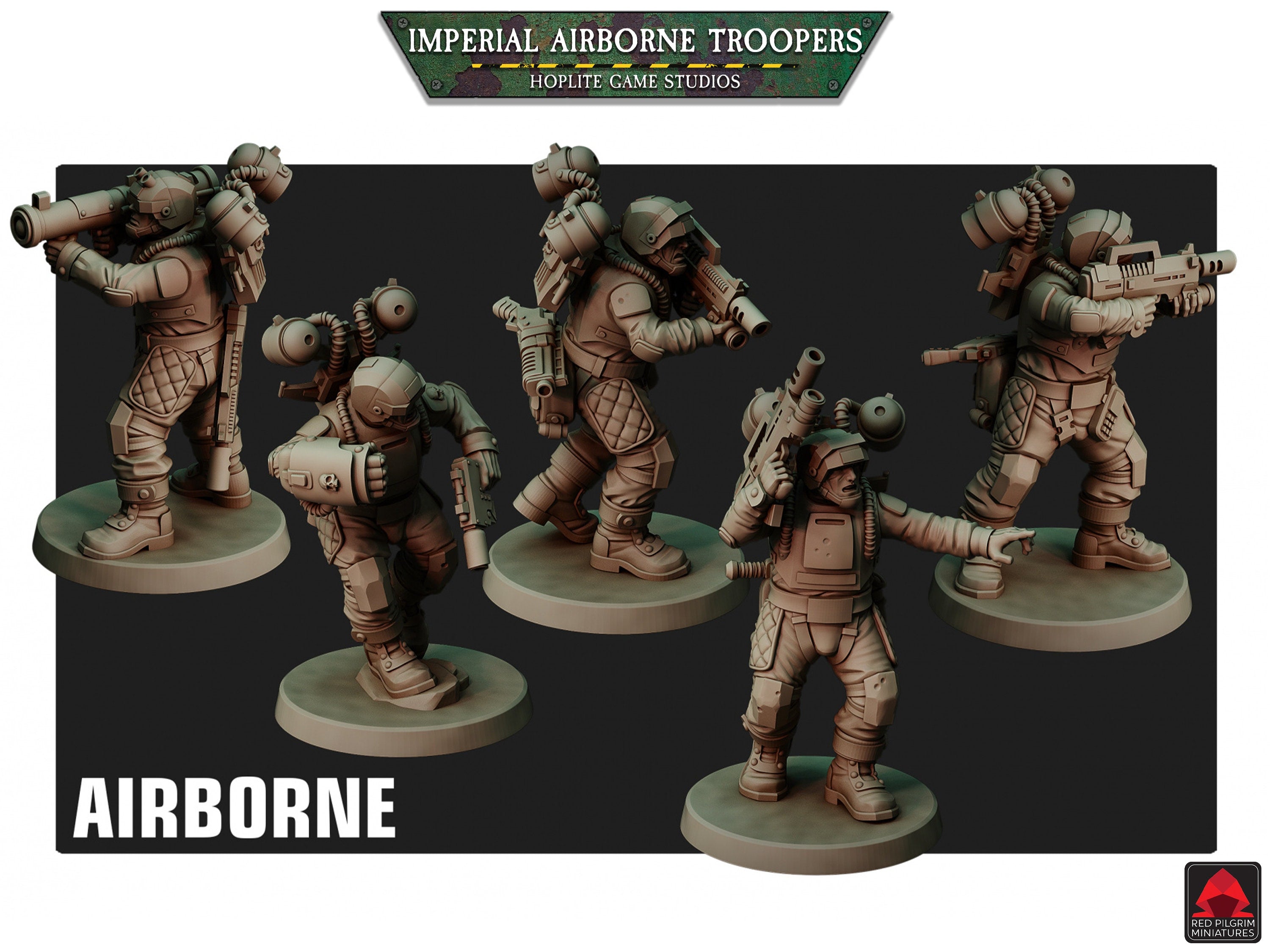 Imperial Airborne Drop Troopers | Red Pilgrim Miniatures | 28mm