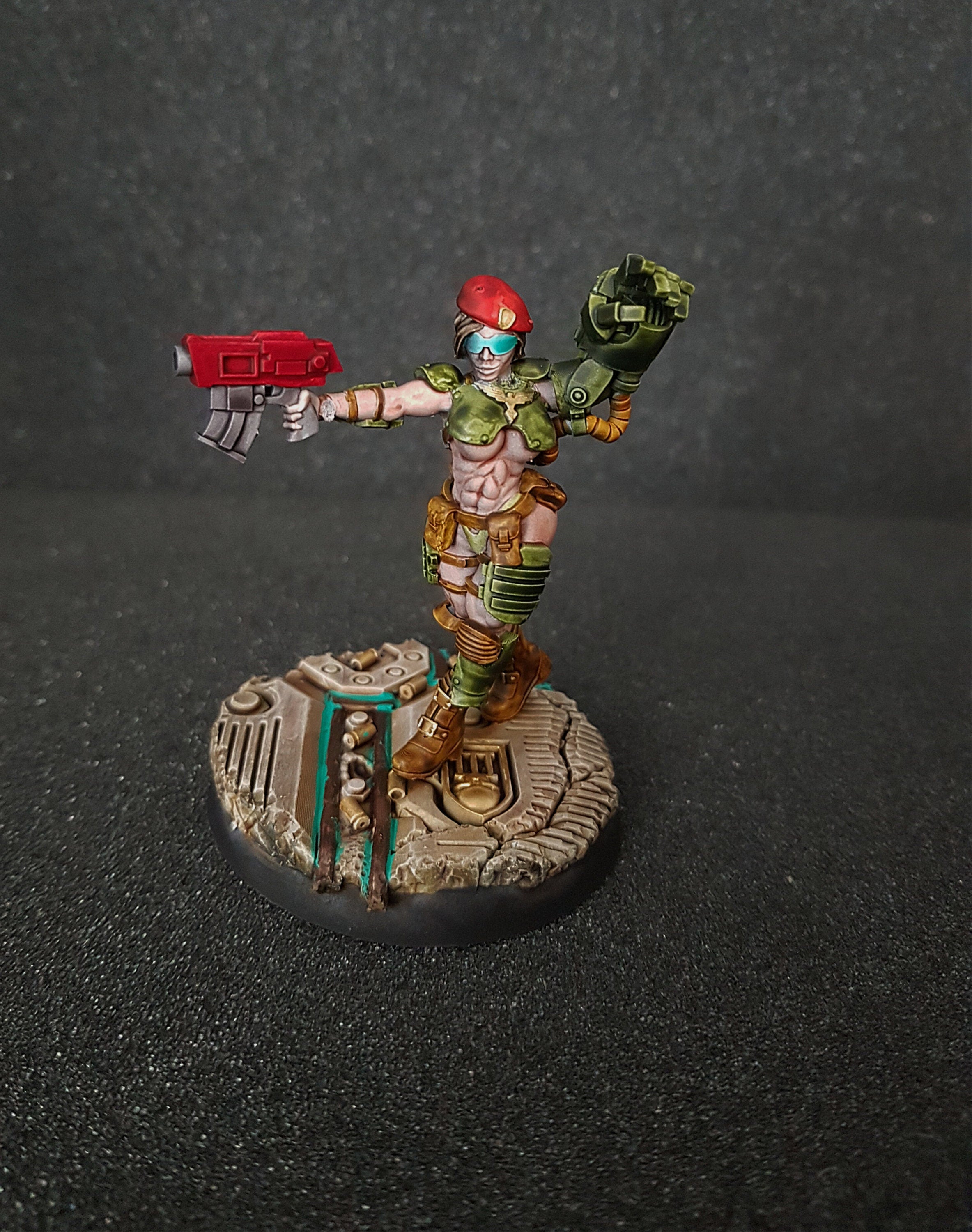 Pinup Corps Sergeant "D" - Across the Realms | 28mm