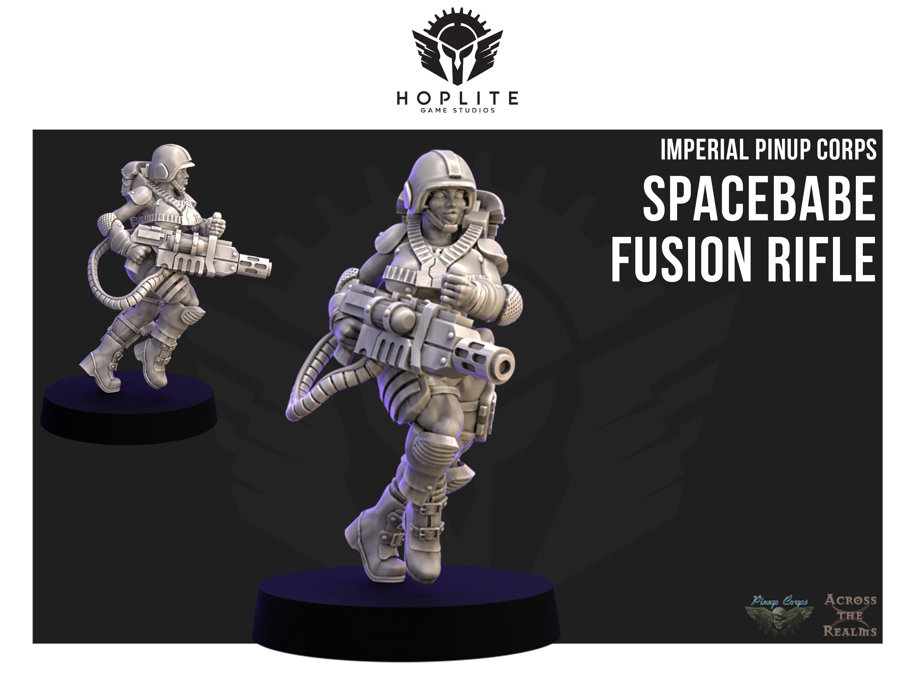 Pinup Corps Fusion Rifle - Across the Realms | 32mm