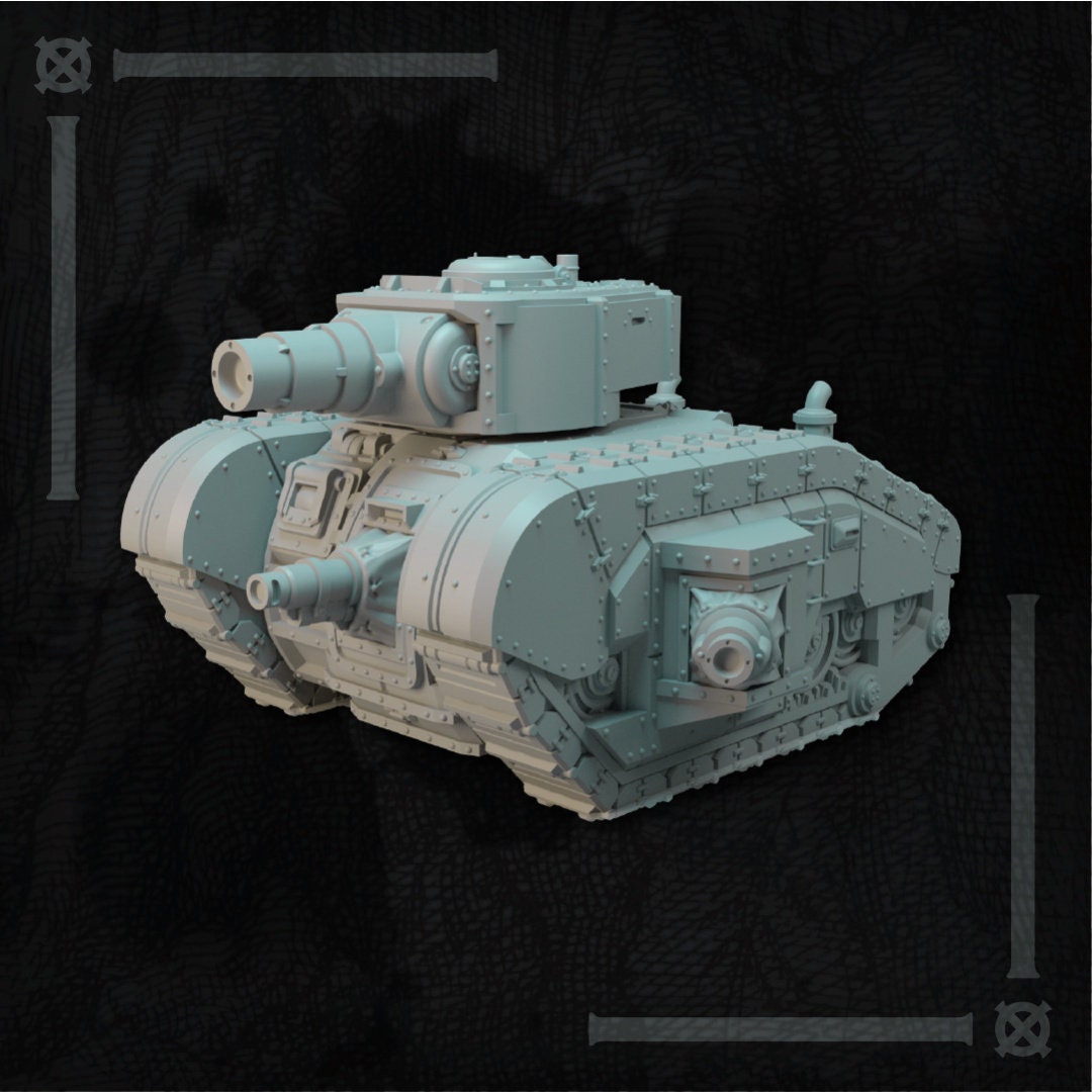 Eiserner Mastadon-Kampfpanzer | Altirvun-Eiskrieger | Lore Miniatures
