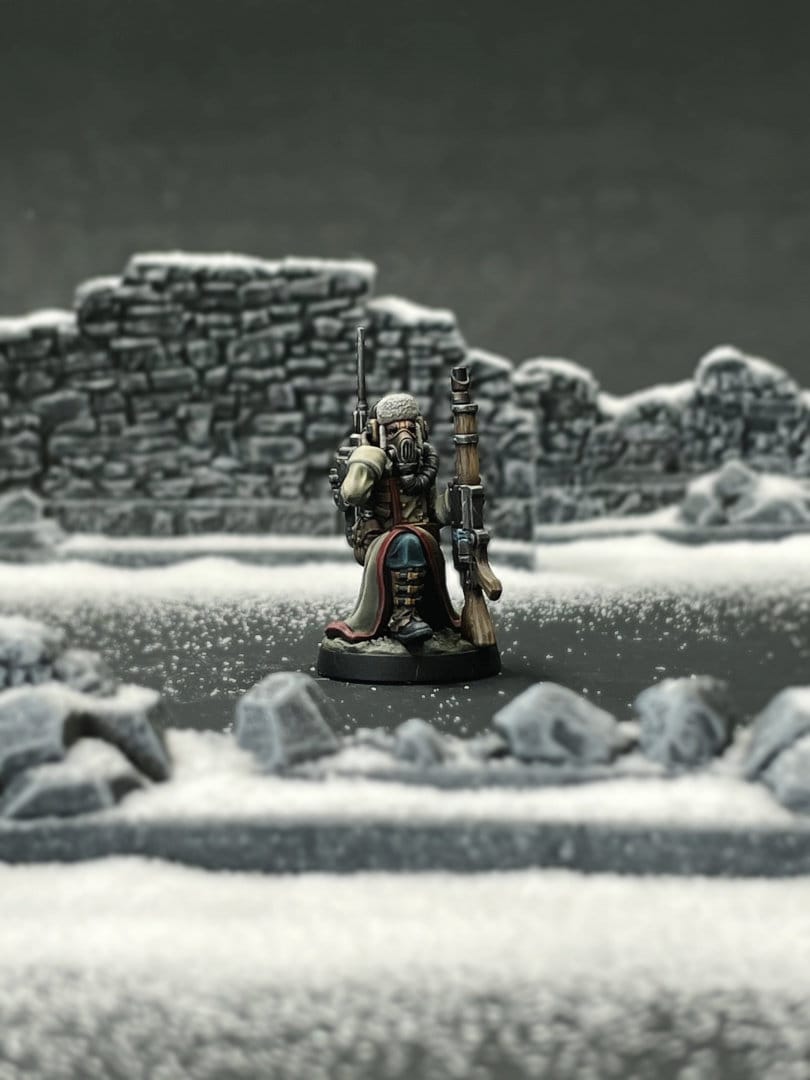 Pelotón de infantería central | Guerreros de hielo de Altirvun | Miniaturas de historia
