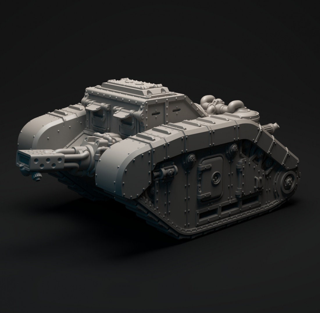 Trench Devil Flame Tank | Altirvun Ice Warriors | Lore Miniatures