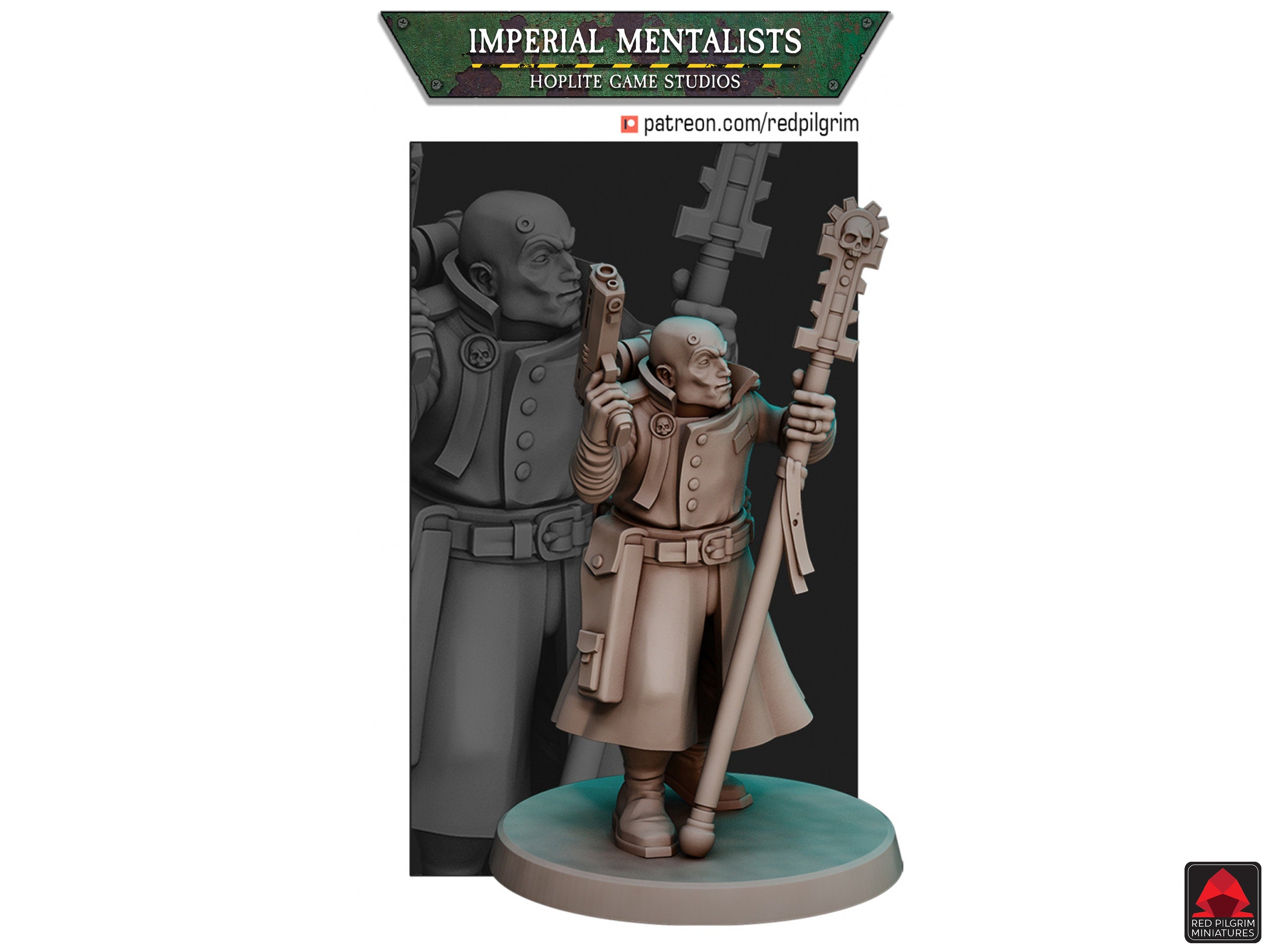 Mentalistas imperiales | Miniaturas del Peregrino Rojo | 32mm