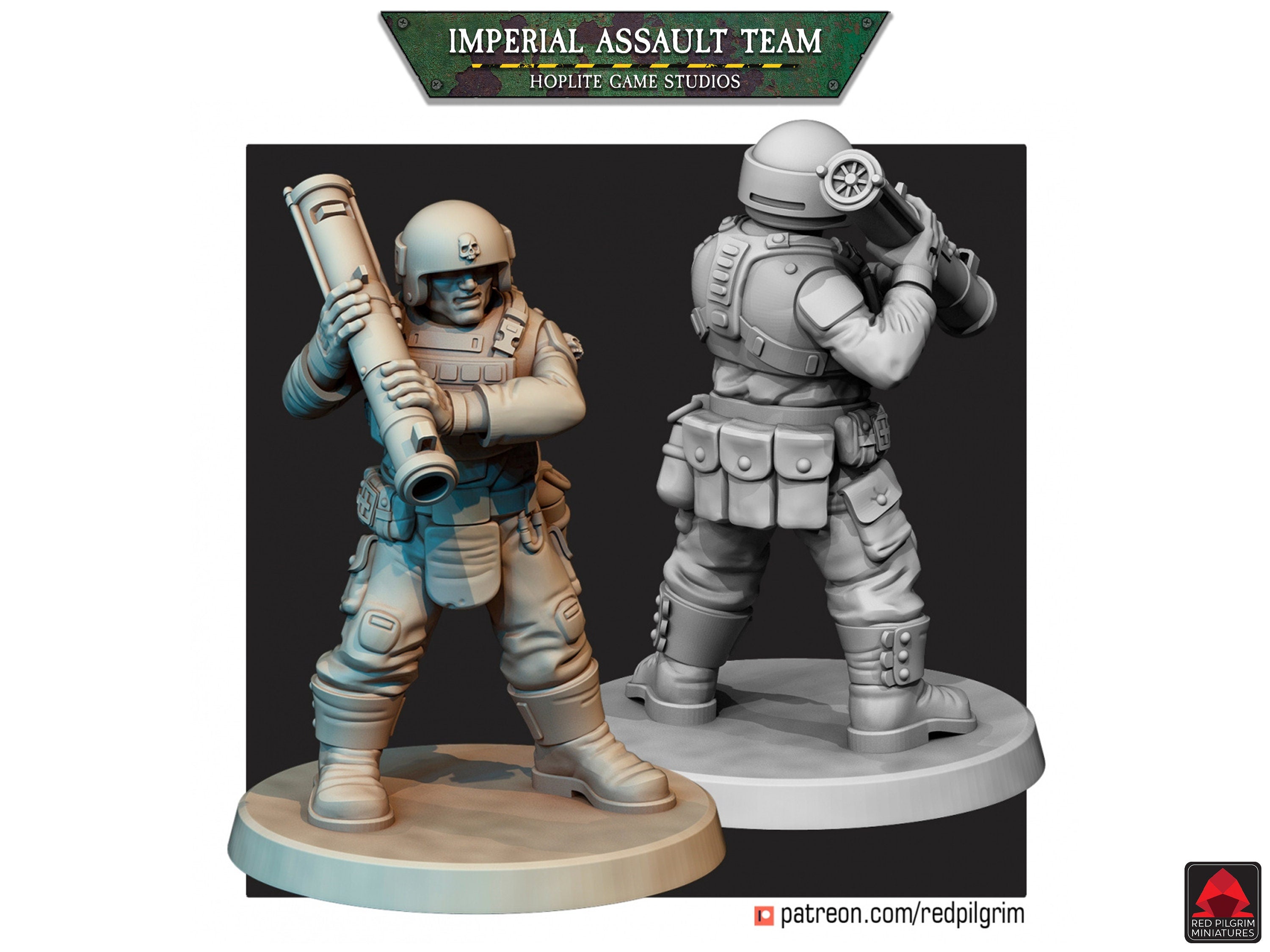 Imperial Assault Team | Red Pilgrim Miniatures | 28mm