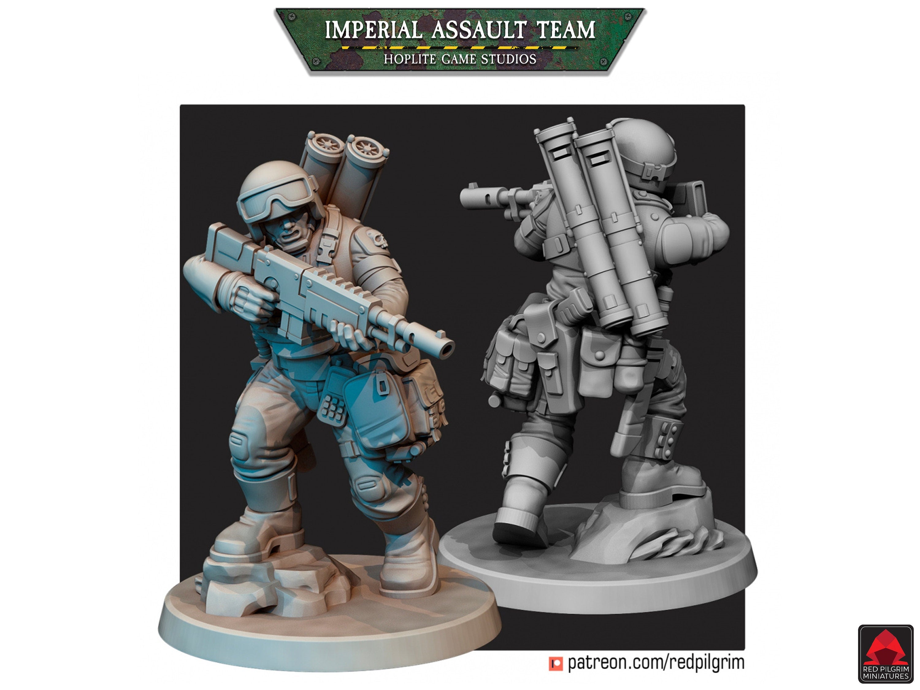 Imperial Assault Team | Red Pilgrim Miniatures | 28mm