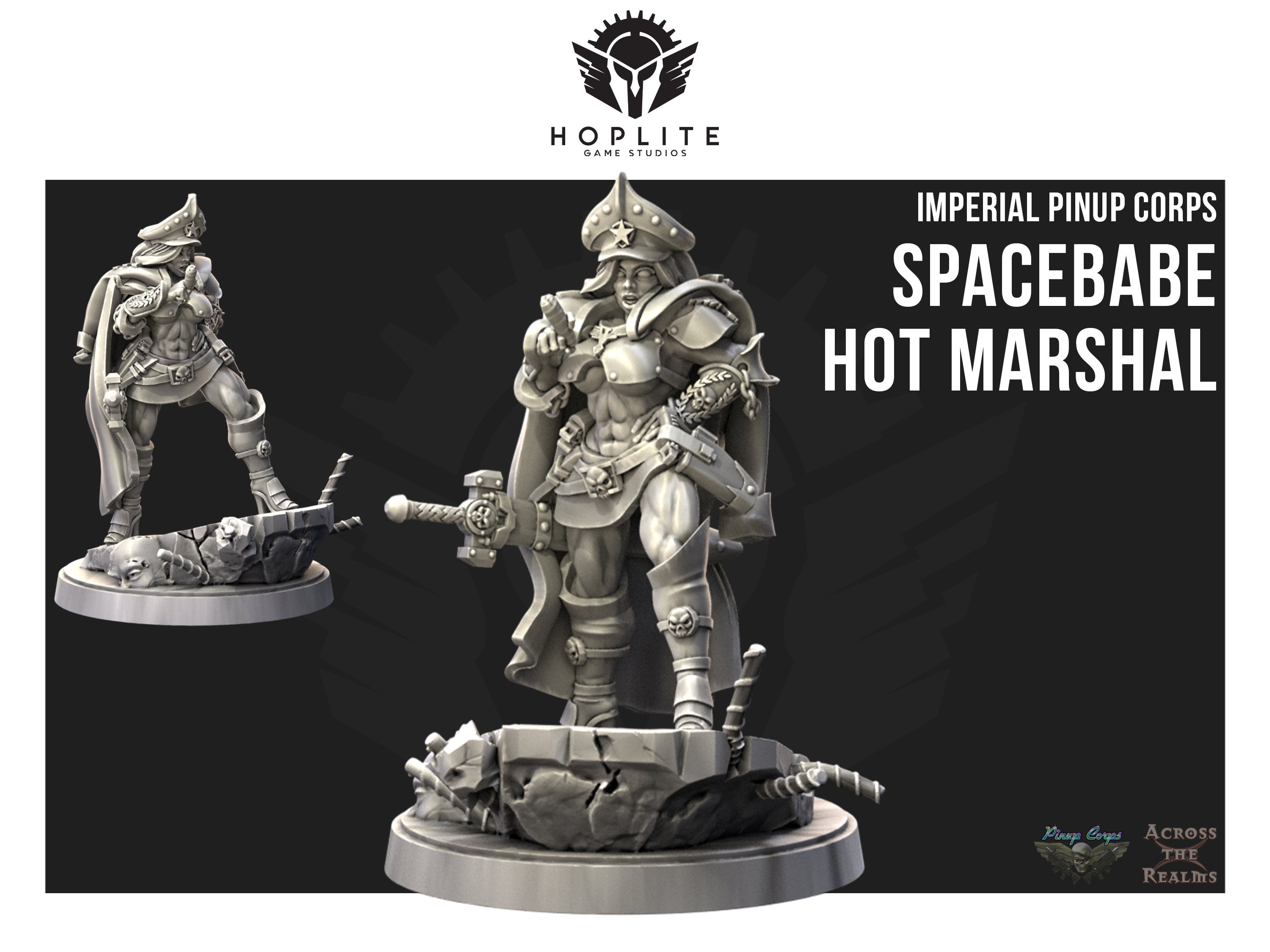 Pinup Corps Hot Marshal - Across the Realms | 32mm