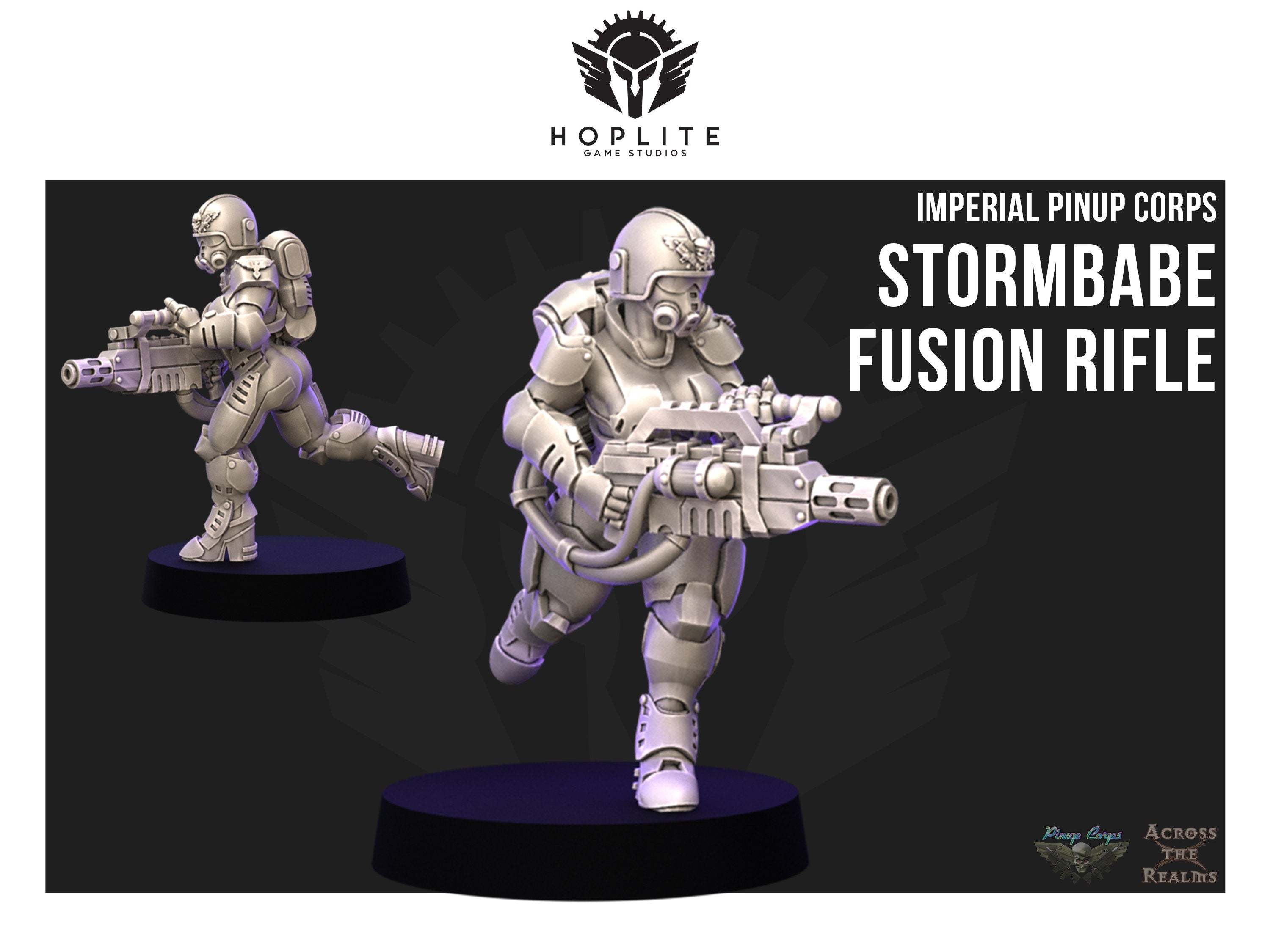 Pinup Corps Stormbabe Fusion Rifle - Across the Realms | 32mm