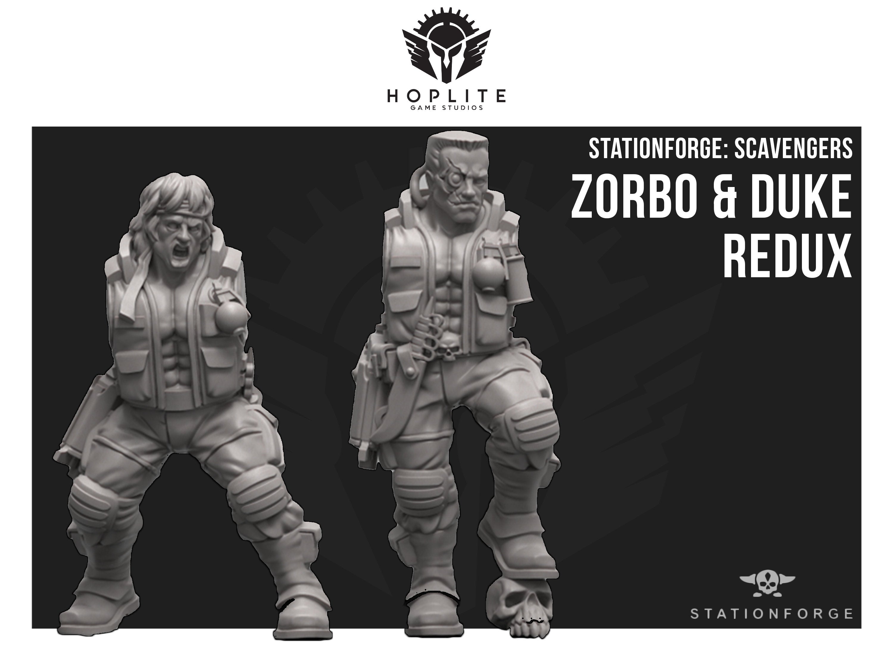 Spacenam: Zorbo and Duke Redux | Reptilian Overlords | 28mm