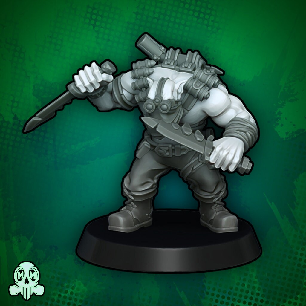 Orc Special Forces Ladz | Space Orcs | Greenskin Orks |Malicious Miniatures