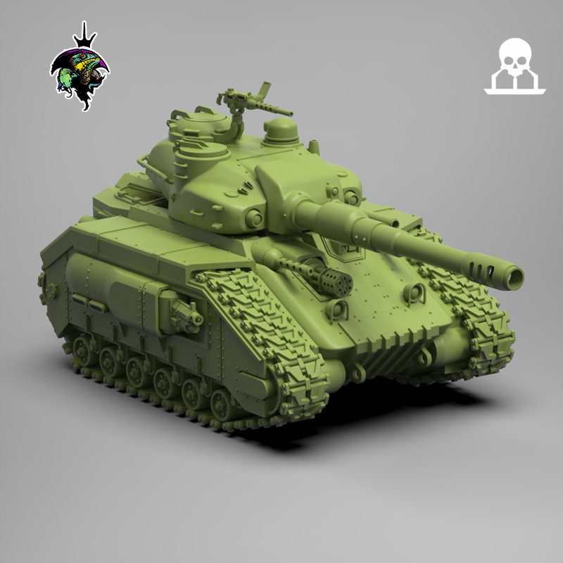 Nombre del espacio: Caiman Mk. II Tanque Pesado | Señores supremos reptilianos | 32mm