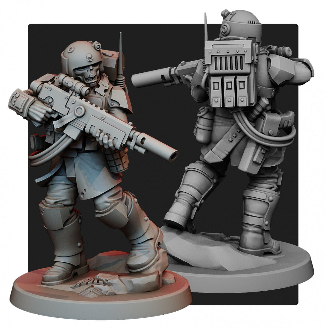 Desert Hawks Stormtroopers | Red Pilgrim Miniatures | 32mm