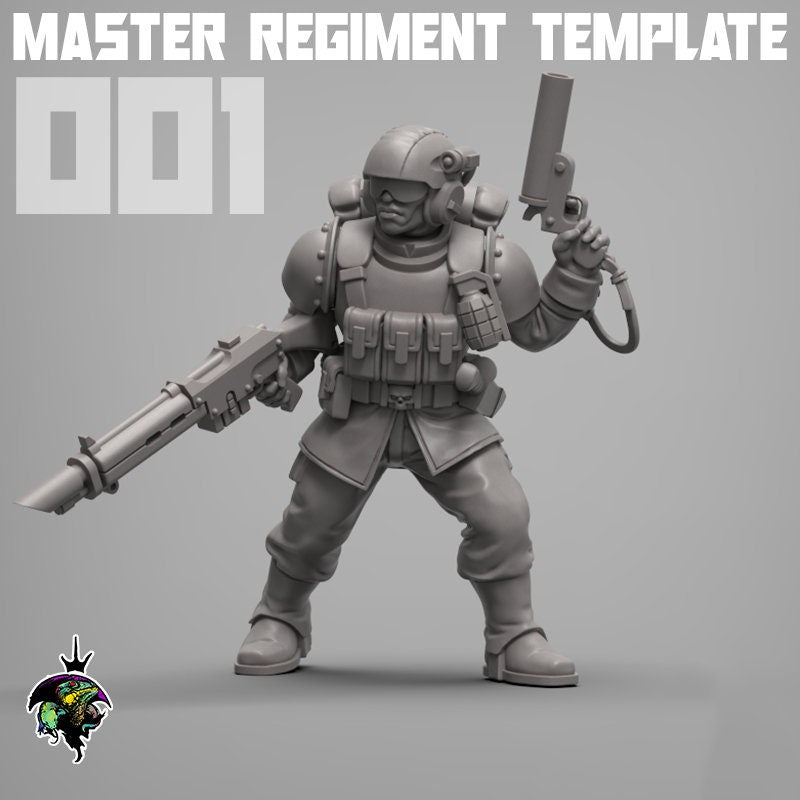 Master Regiment Template: Infantry Squad (v.1) | Reptilian Overlords | 32mm