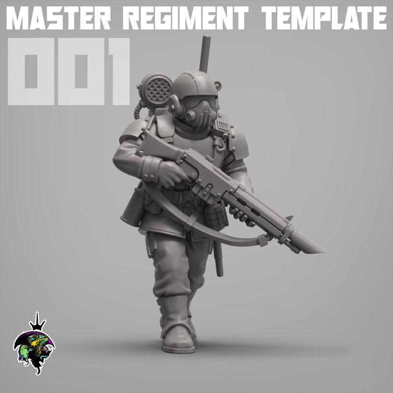 Teile: Vorlage für das Master-Regiment: Beine (x10) | Reptilian Overlords | 32 mm