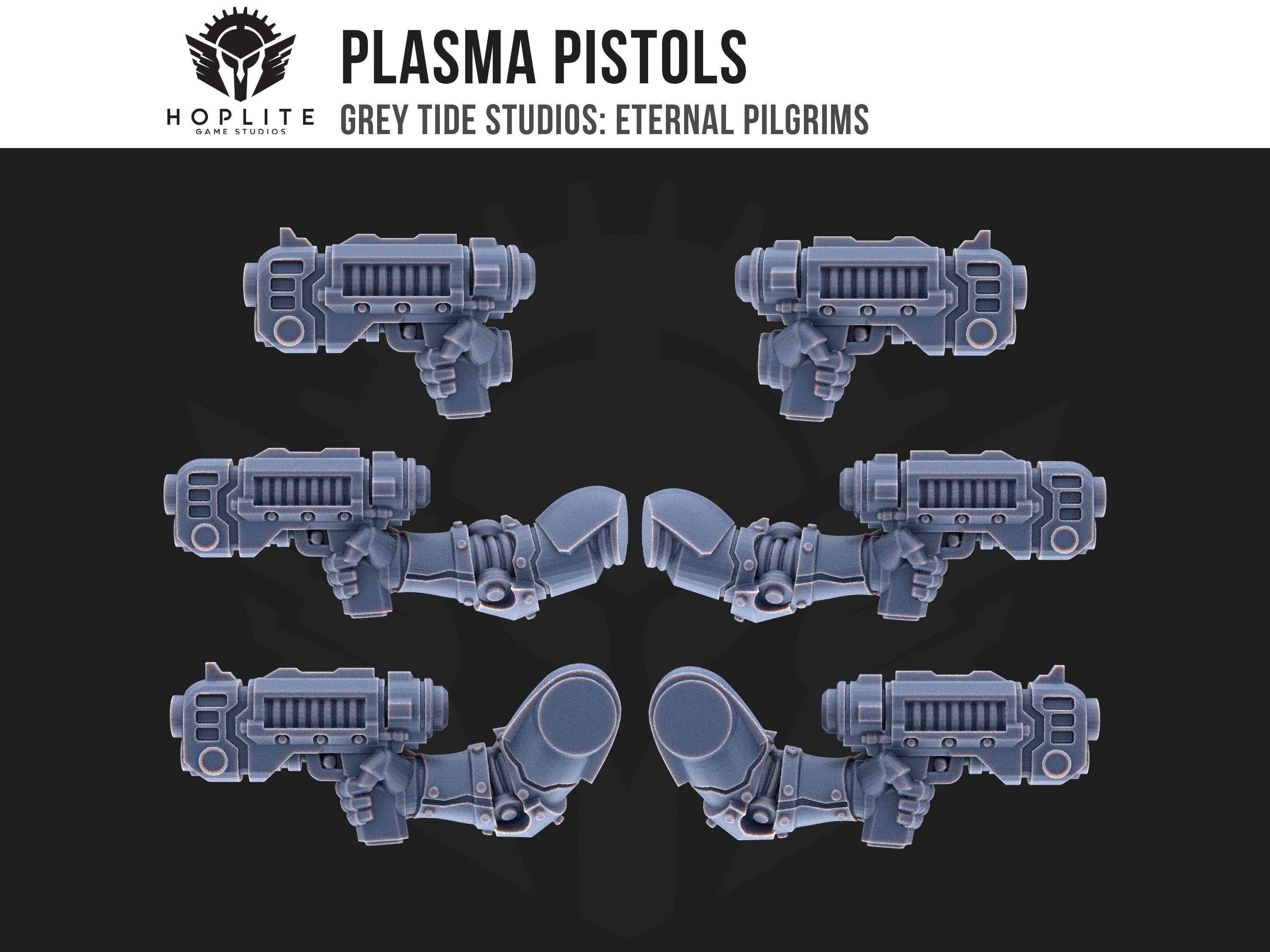 Plasmapistolen (x6) | Grey Tide Studios | Eternal Pilgrims | Umbauteile &amp; Bits