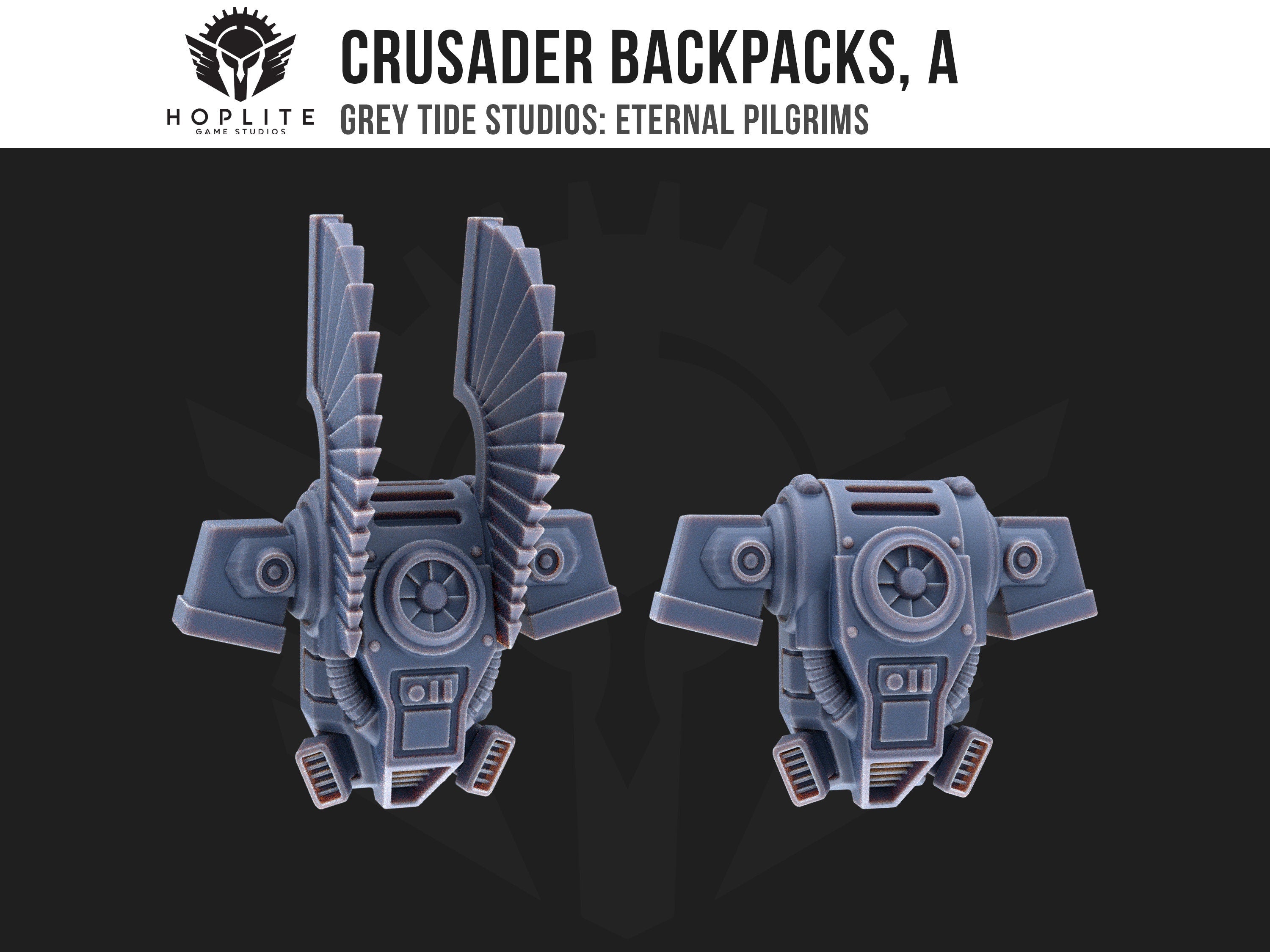 Crusade Backpacks, A (x10) | Grey Tide Studios | Eternal Pilgrims | Conversion Parts & Bits
