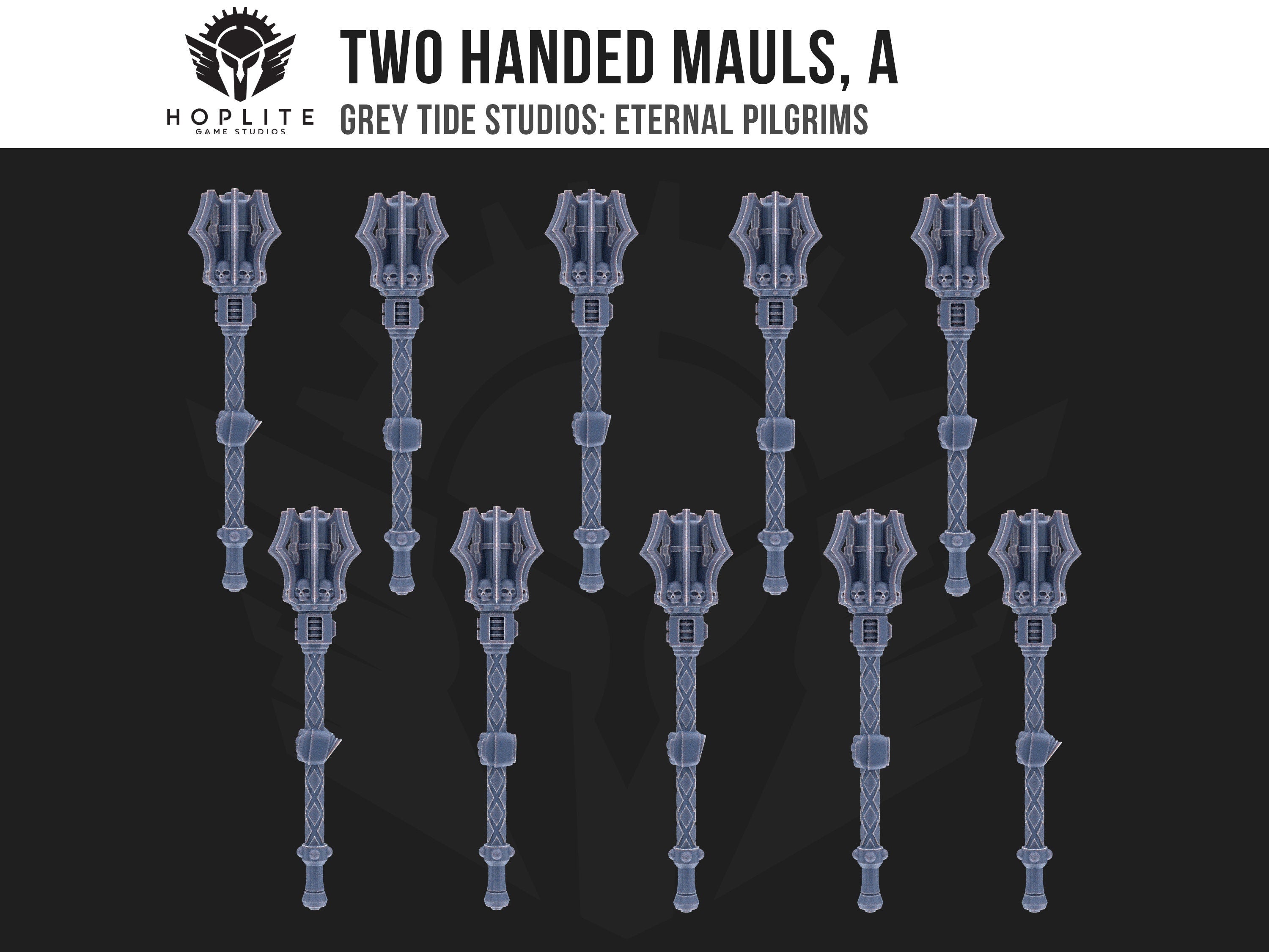 Two Handed Mauls, A (x10) | Grey Tide Studios | Eternal Pilgrims | Conversion Parts & Bits