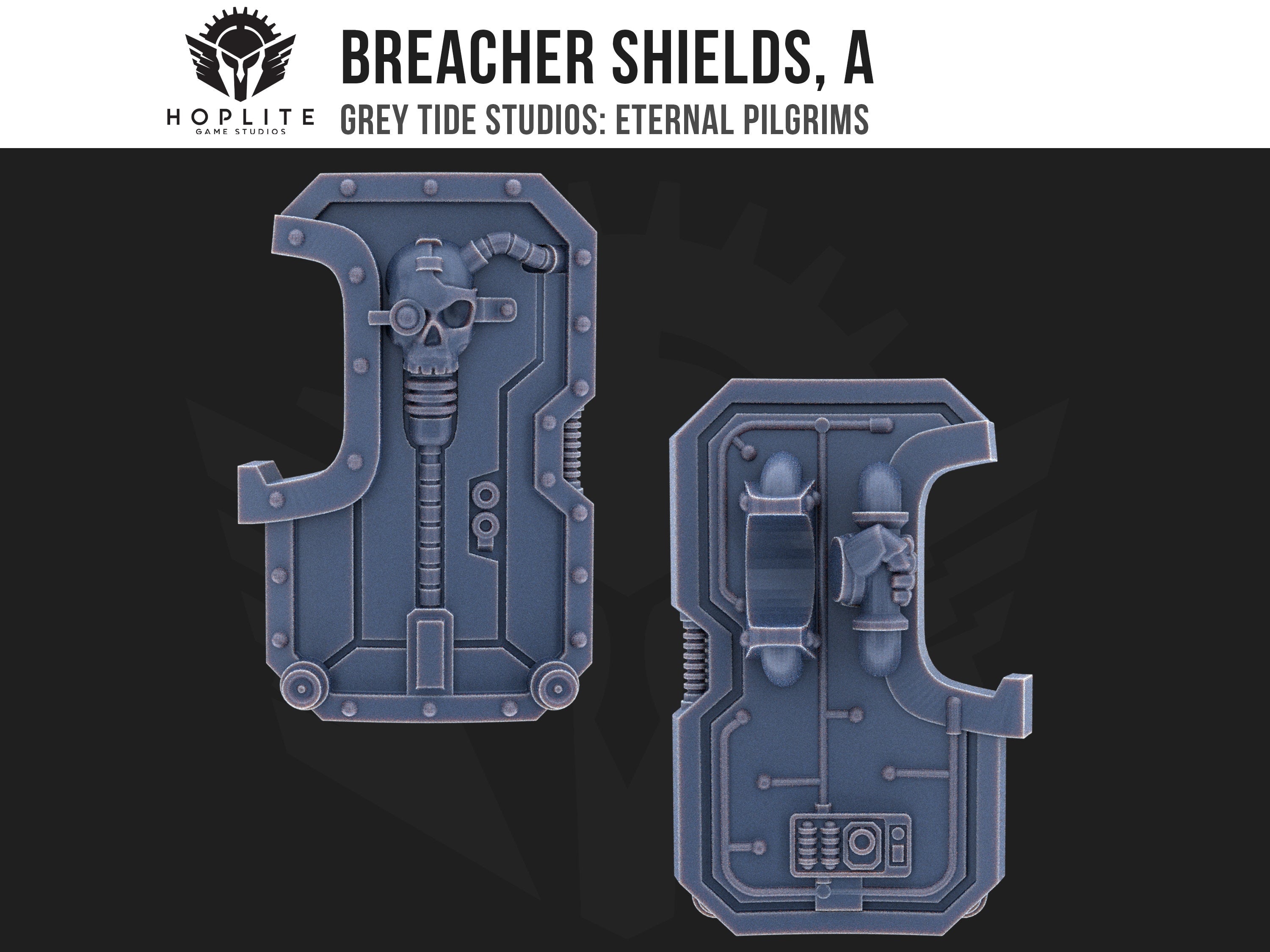 Breacher Shields, A (x10) | Grey Tide Studios | Eternal Pilgrims | Conversion Parts & Bits