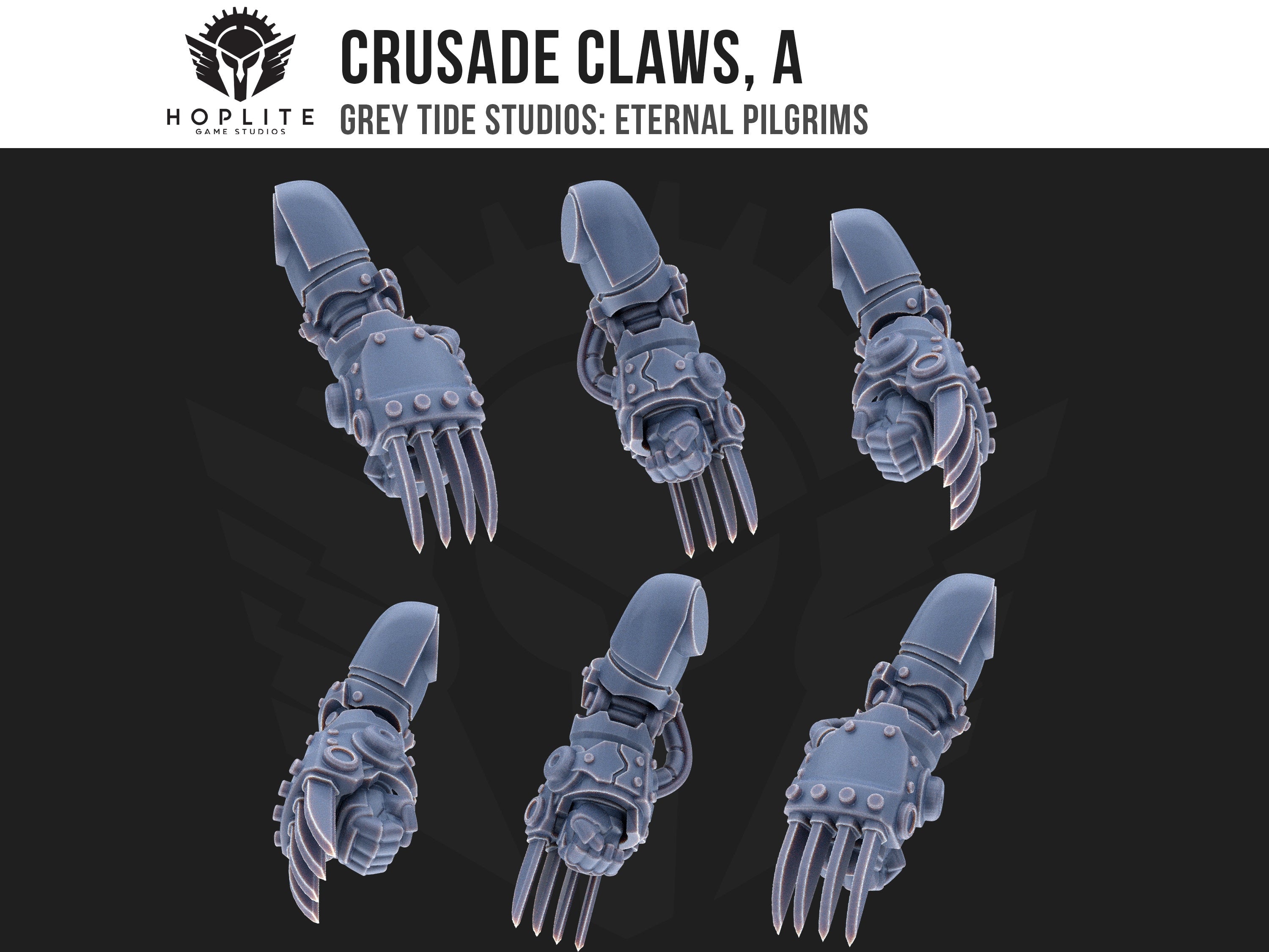 Crusade Claws, A (x10) | Grey Tide Studios | Eternal Pilgrims | Conversion Parts & Bits