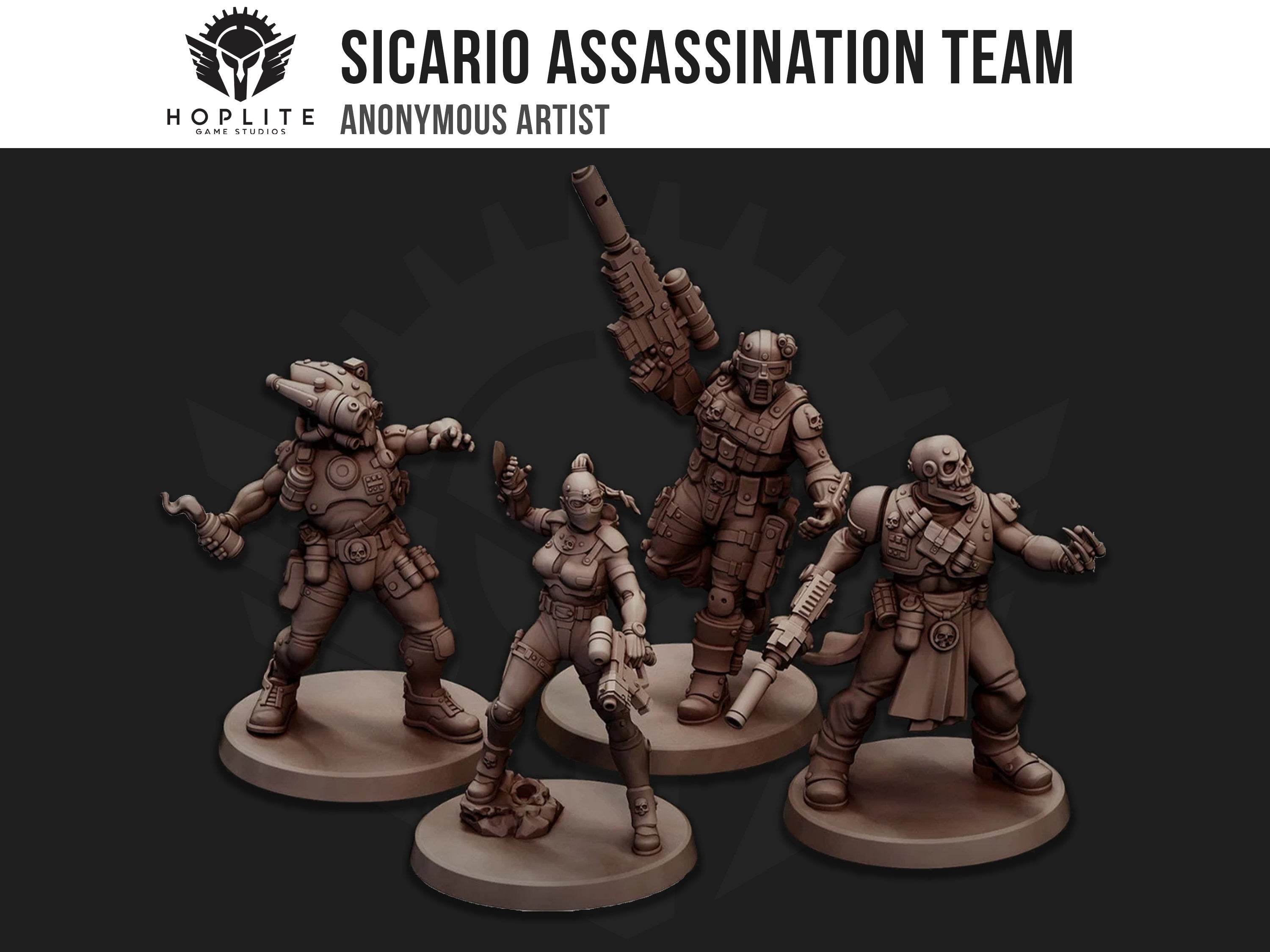 Sicario Assassination Team | Red Pilgrim Miniatures | 32mm