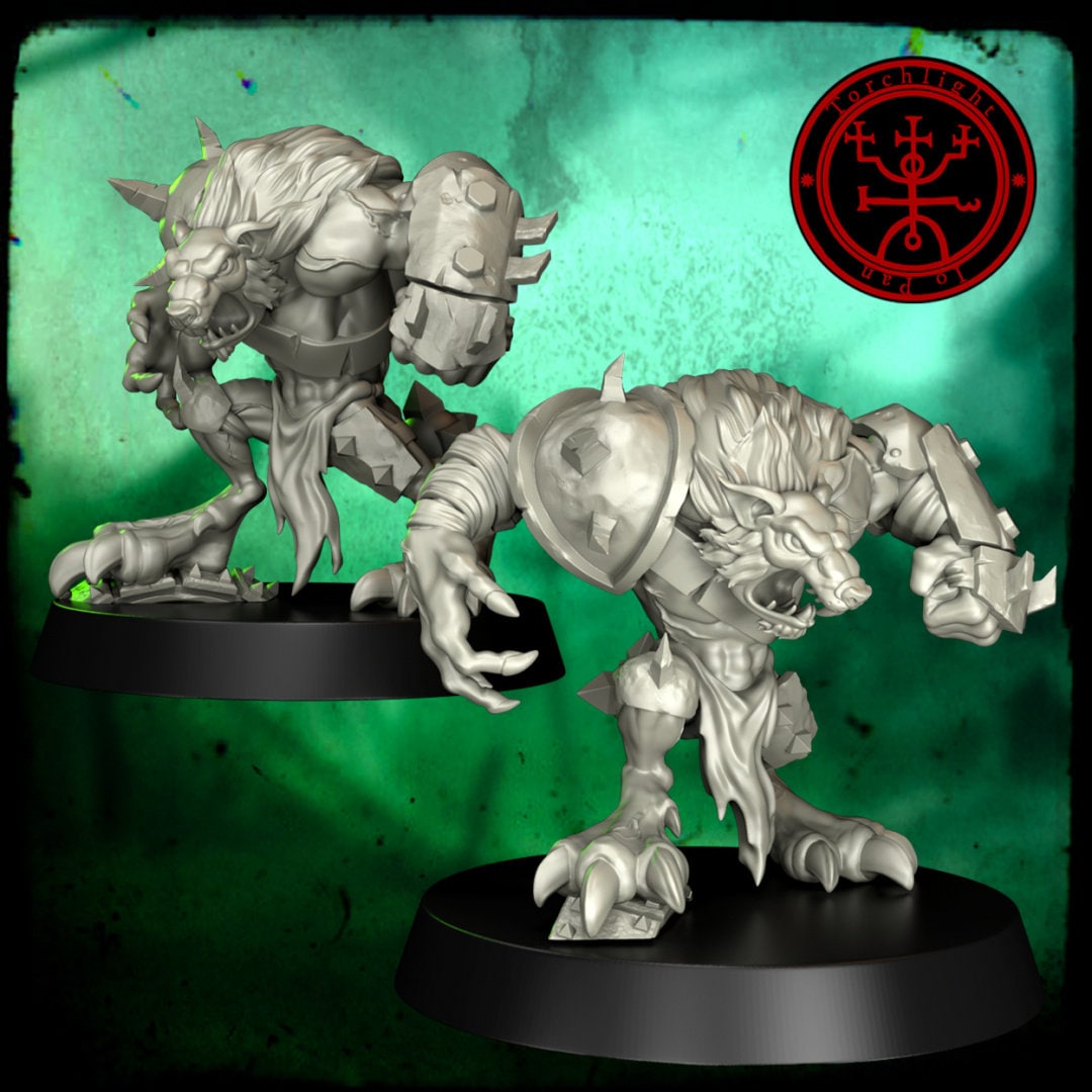 The Sewer Side Stealers - Ratmen Fantasy Football Team - 17 Players -  Torchlight Models